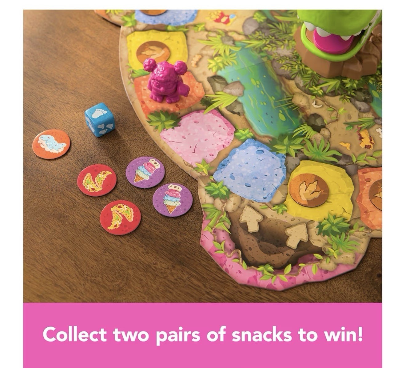 Snack-O-Saurus Rex, Interactive Dinosaur Toy for Kids Board Games for Family NEW