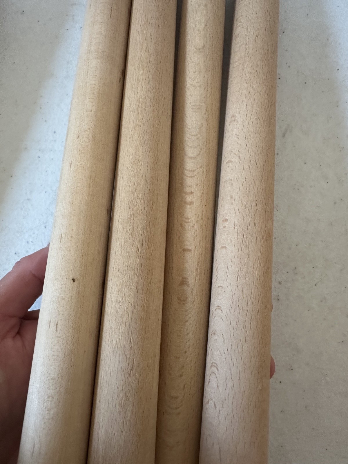 Vintage Maori Stick Game 45 record sticks set New Zealand Titi toria Ti Rakau