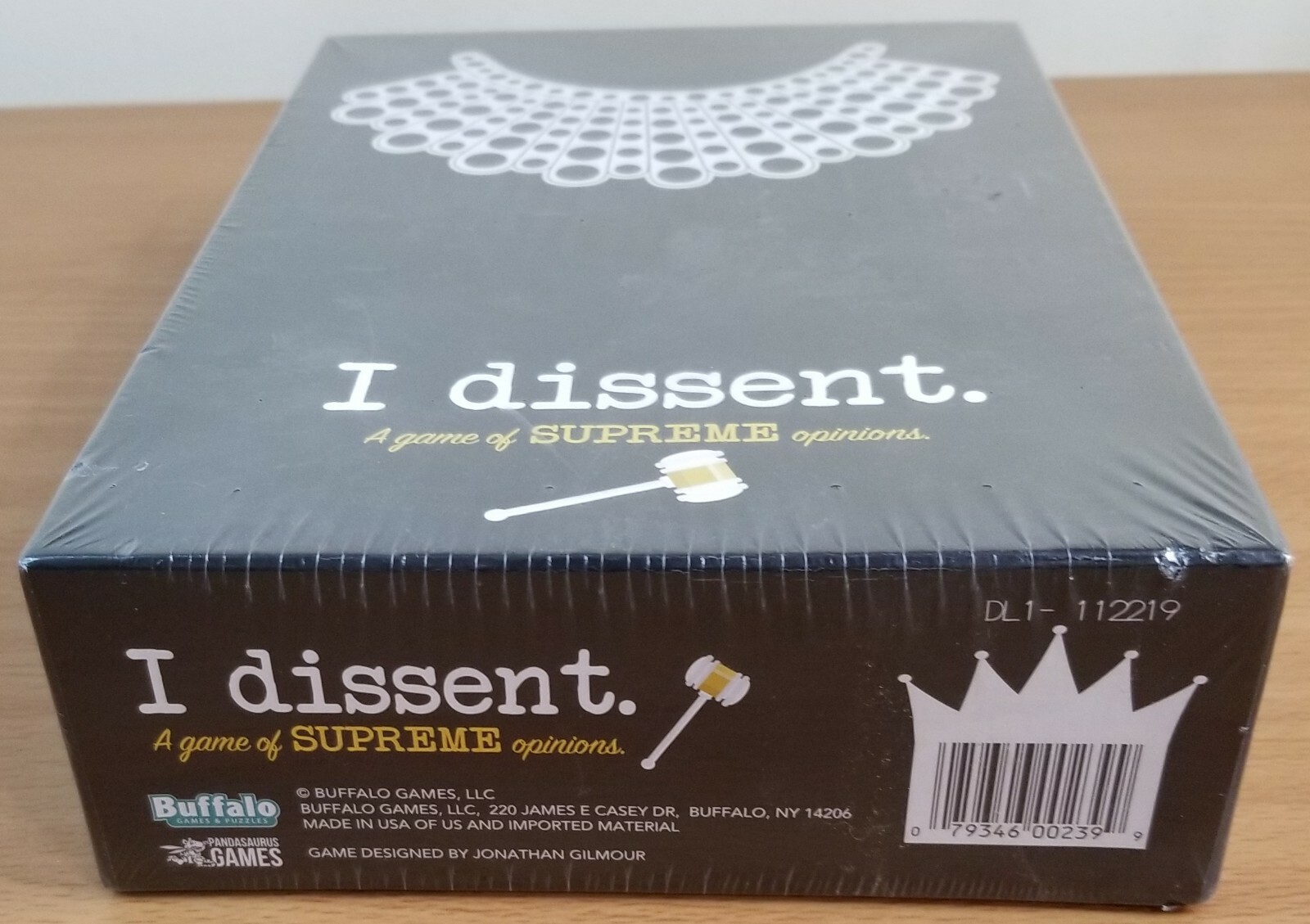 I Dissent A Game of Supreme Opinions New Sealed RBG Ruth Bader Ginsburg Court