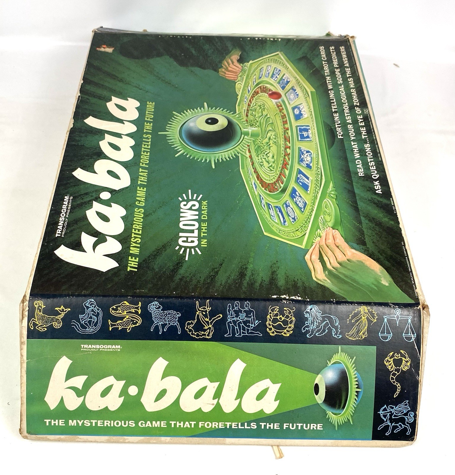 RARE Vintage TRANSOGRAM Ka-Bala Fortune Tarot Board Game 1967 Incomplete