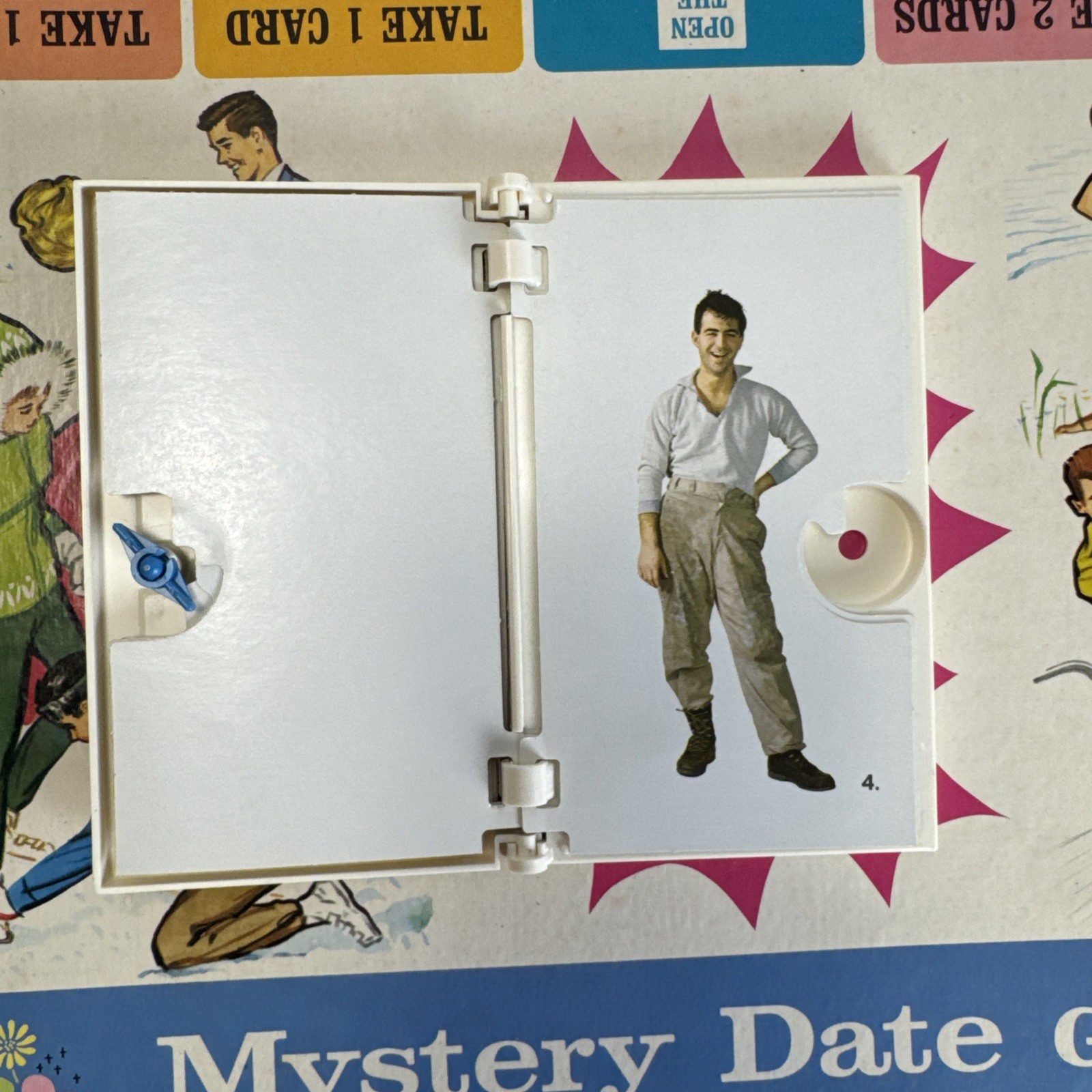 1965 Mystery Date Board Game Milton Bradley Very Good Condition Missing 1 Piece