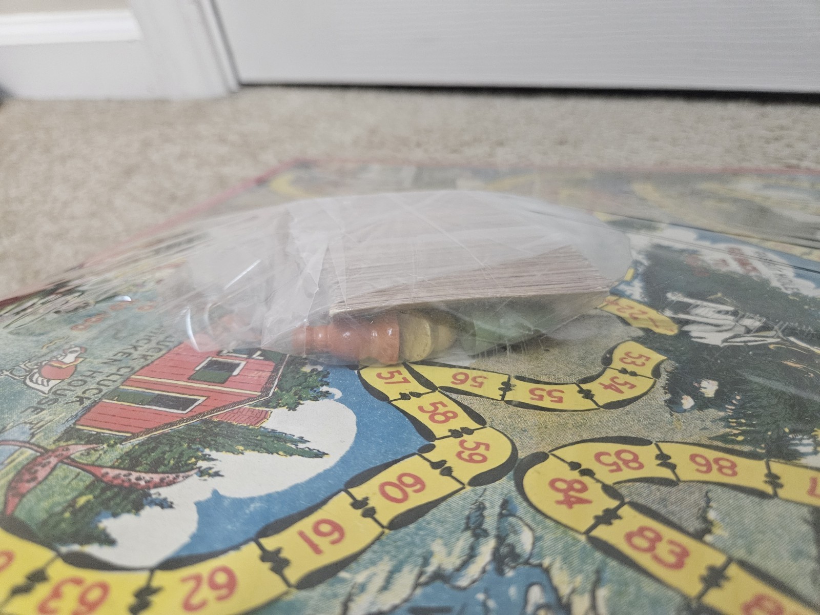 ~ Vintage UNCLE WIGGILY Board Game Red Squid Milton Bradley Howard Garris ~