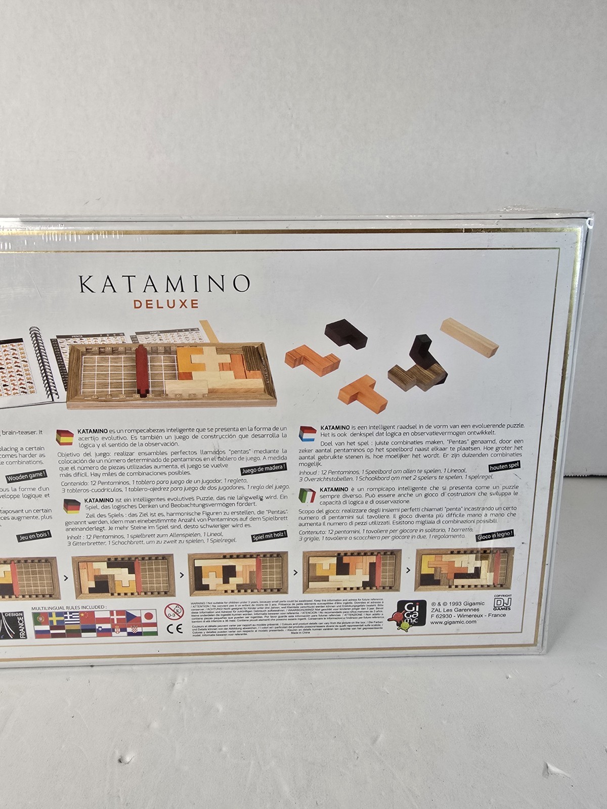 Gigamic Katamino Deluxe Wooden Strategy Puzzle Board Game New Sealed 8+