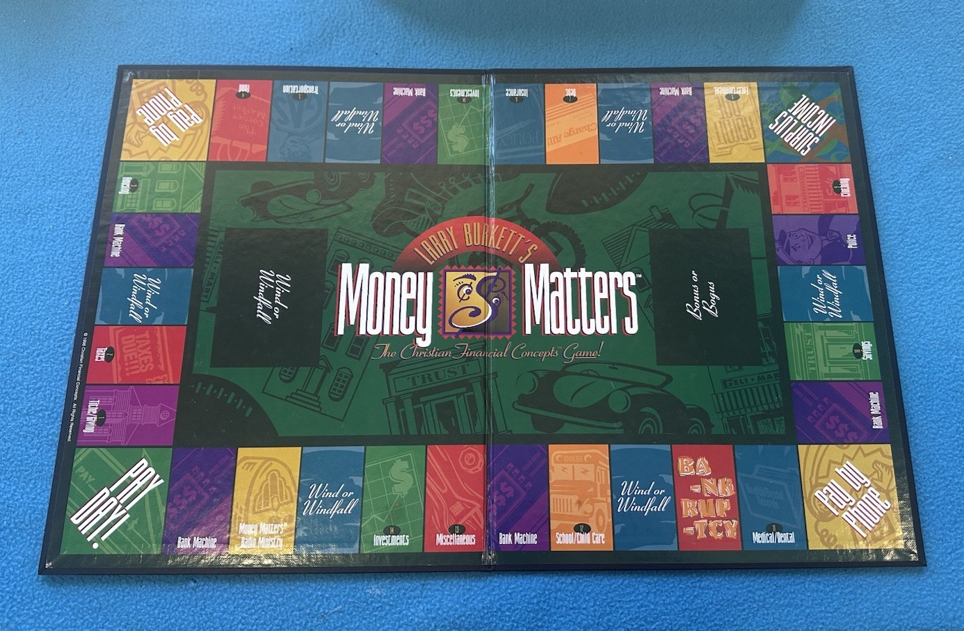 Vintage 1996 Larry Burkett’s Money Matters Christian Financial Concepts Game