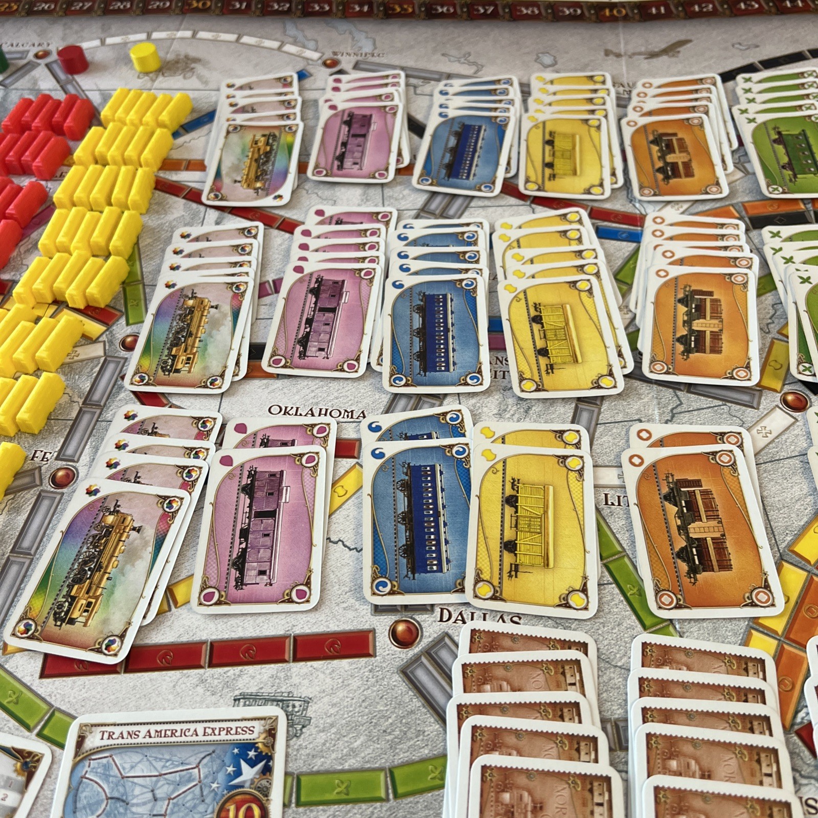 Days of Wonder Dow Ticket to Ride Complete All Pieces Included