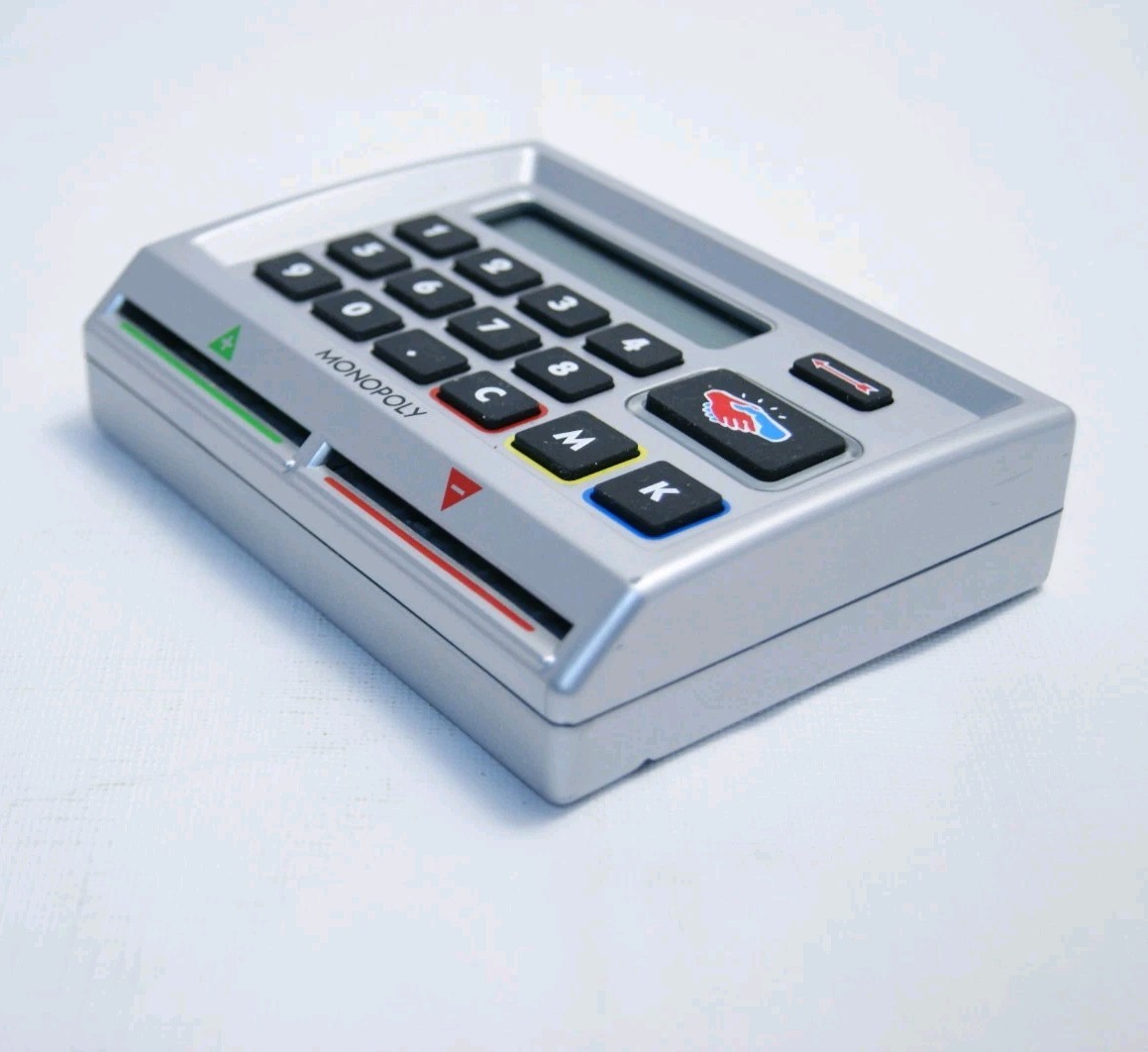 Monopoly Banking Unit, Bank Cards (6) & Rules – Here & Now Replacement Parts Set