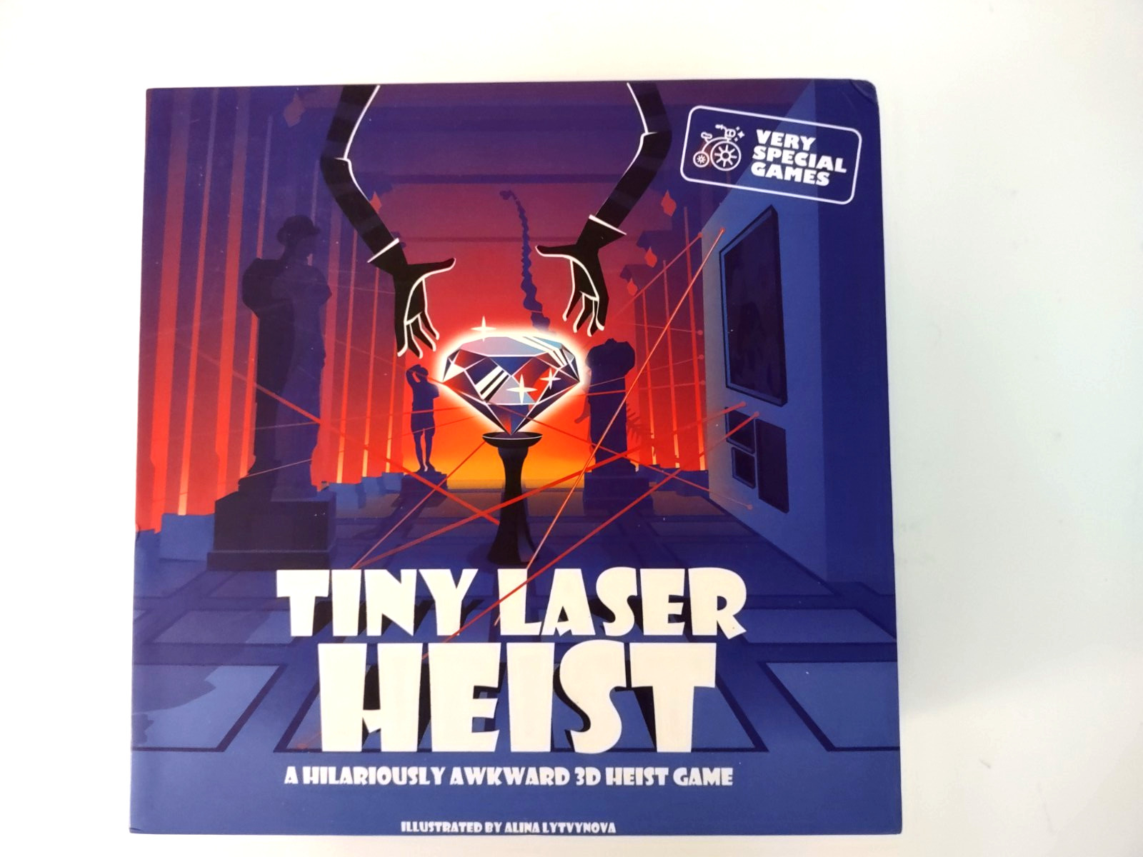 Tiny Laser Heist Hilariously Awkward 3D Tabletop Board Game Complete 3-6 Players