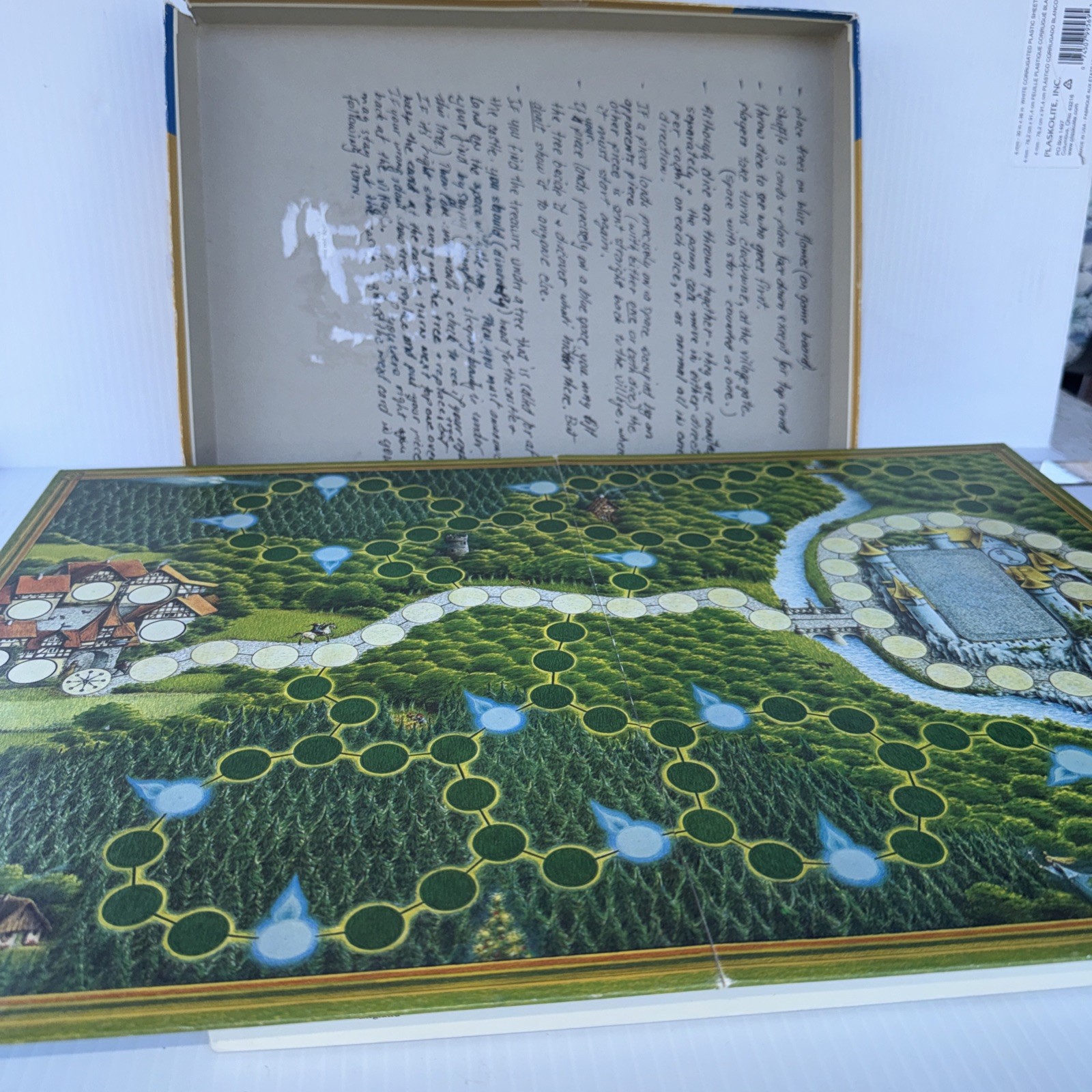 Enchanted Forest Ravensburger Vintage 1982 Board Game missing 1 card -1 piece