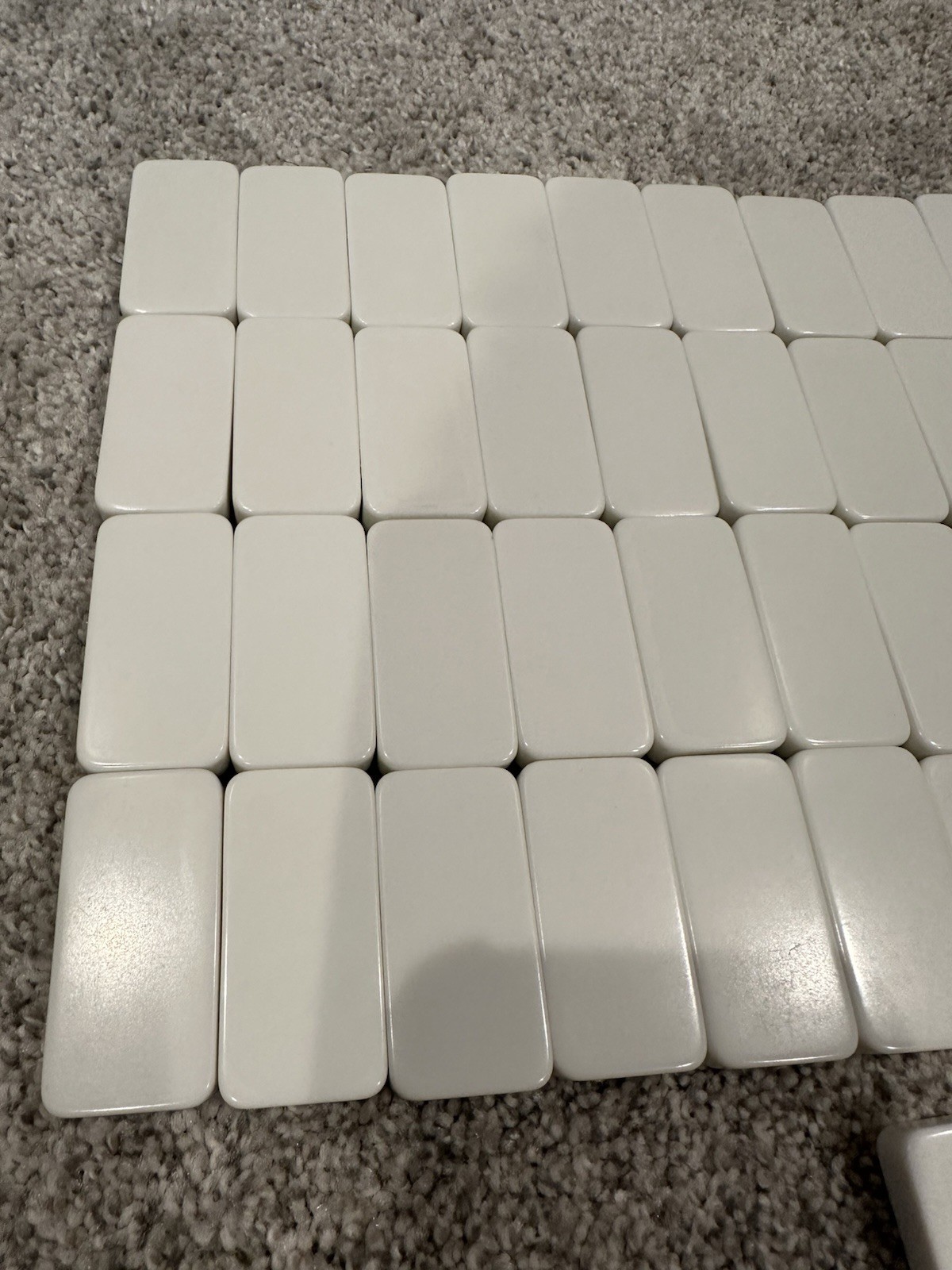 Complete Set of 54 Card / Poker Engraved Color Dominoes with Storage Case