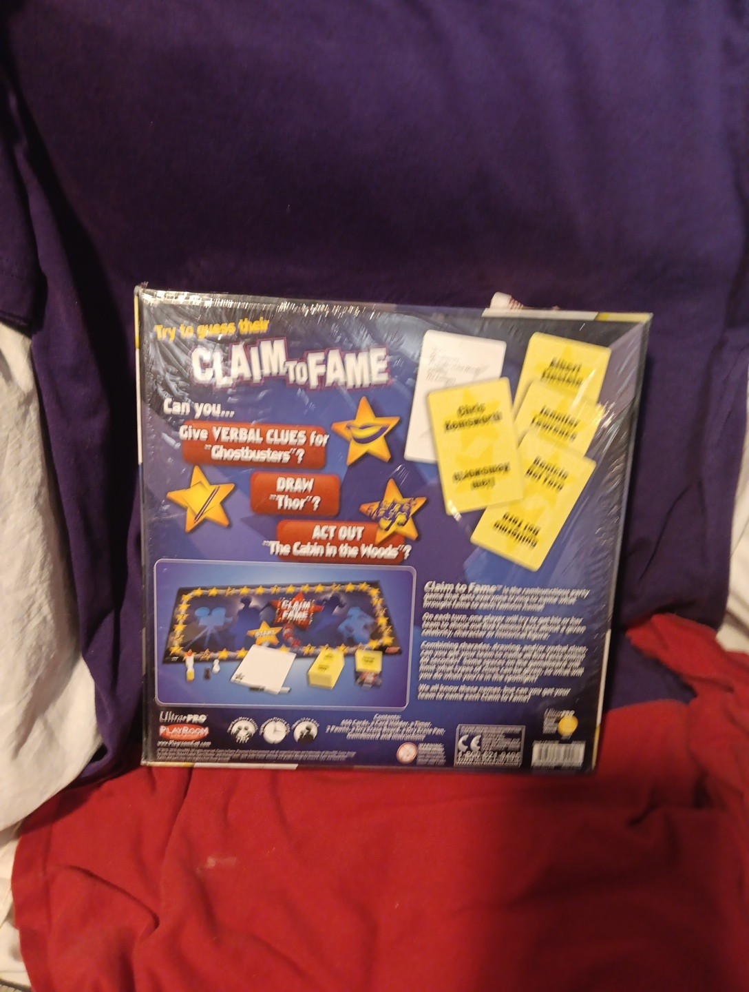 CLAIM TO FAME Board Game Ultra Pro Family Game 13+ New Sealed Fast Shipping