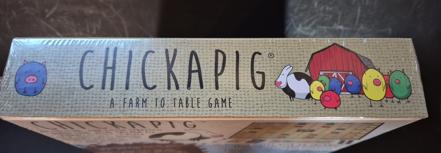 New Buffalo Games Chickapig Board Game Chicken-Pig Hybrids Strategy Pooping Cow