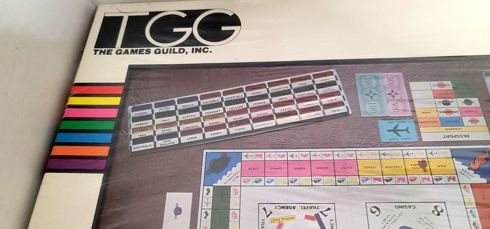 Vintage 1984 TGG The Games Guild Inc TRAVEL Board Game New Sealed Fast Shipping