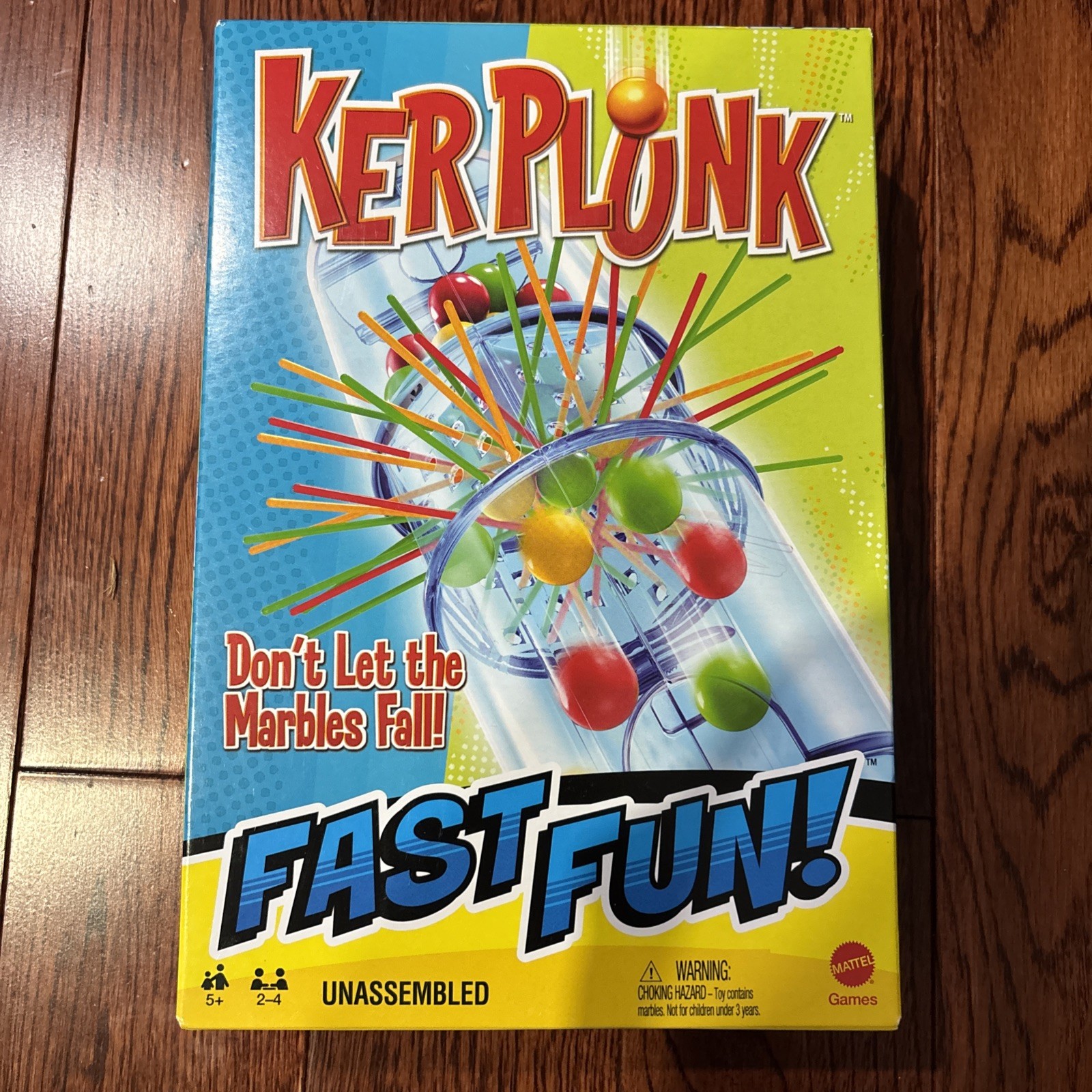 Mattel KerPlunk Kids Game, Easy-to-Learn Family Game for 2 to 4 Players NEW