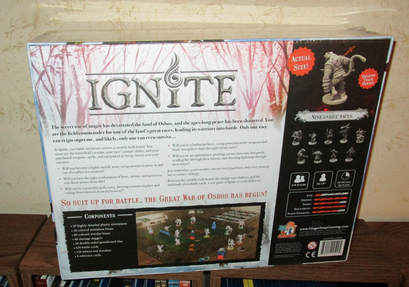 Ginger Snap Gaming- Ignite All-In Pledge Kickstarter Edition