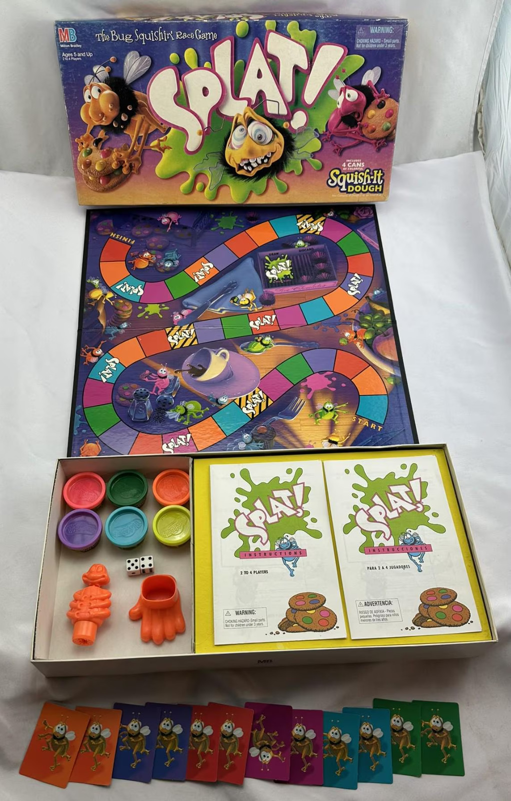1990 Splat! Board Game by Milton Bradley Complete in Great Condition FREE SHIP