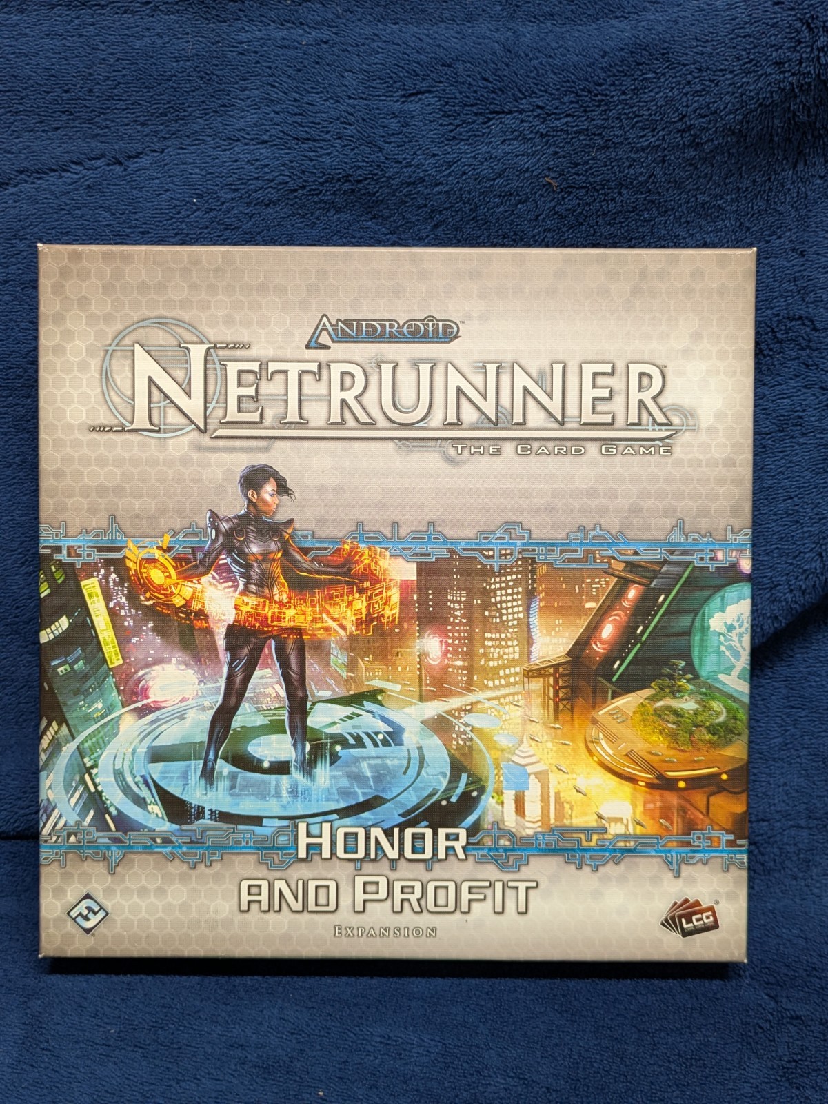 FFG Android Netrunner LCG Honor & Profit Deluxe Expansion COMPLETE in Box