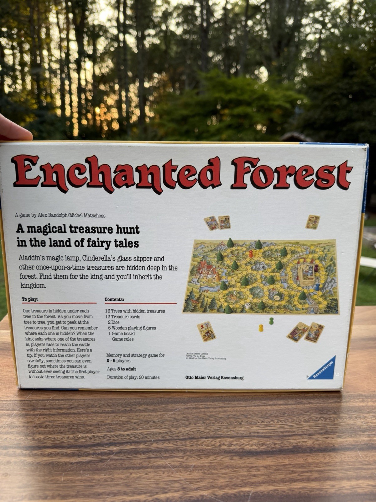 Vintage Enchanted Forest Board Game 1990 Ravensburger 100% COMPLETE 90s