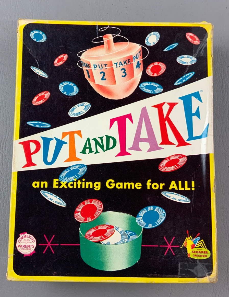 Vintage 1956 Schaper “Put and Take Game” – Item #203 – COMPLETE