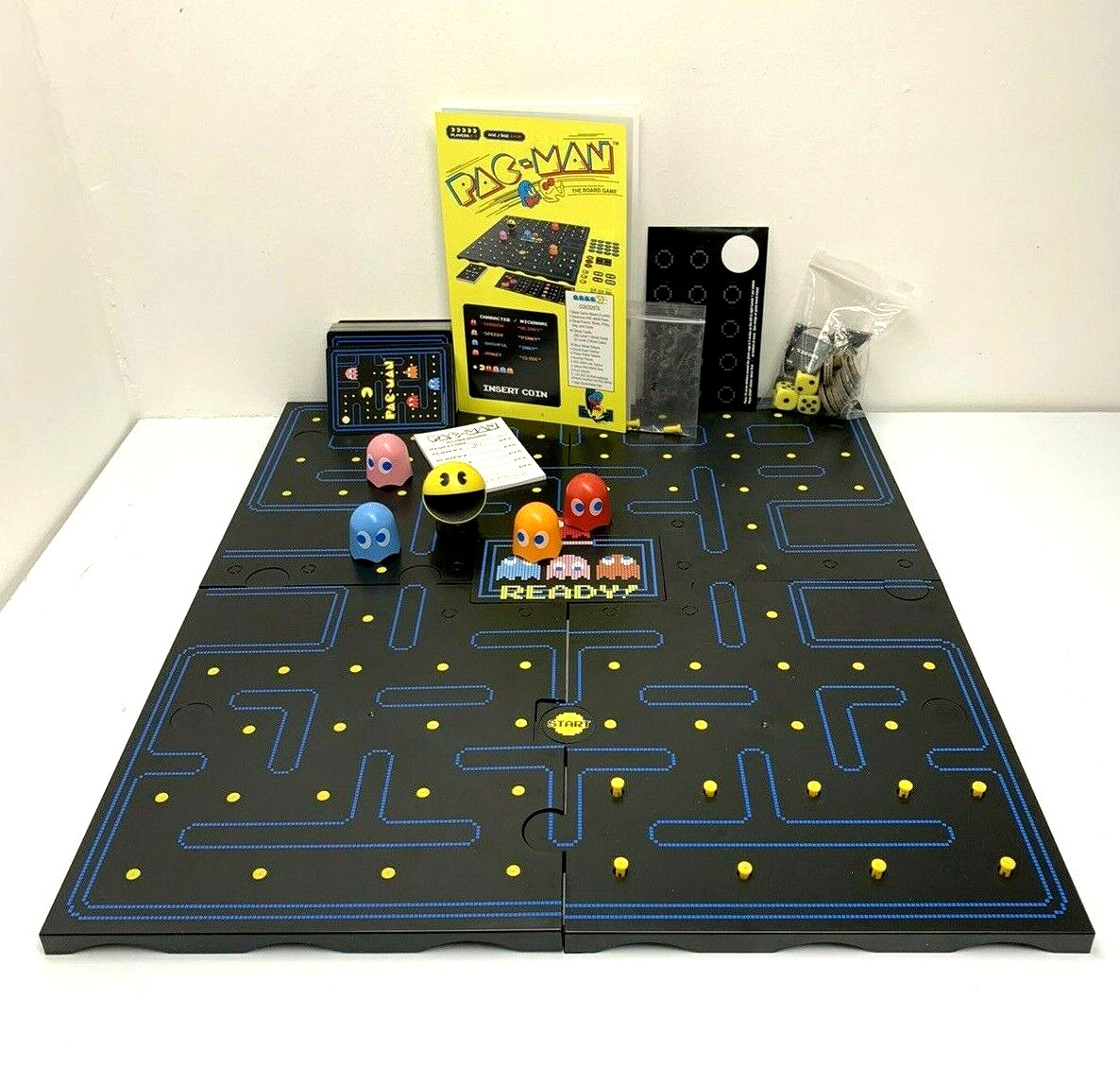 Pac-Man The Board Game Retro Classic Tabletop Arcade Nostalgic Kids Family Fun