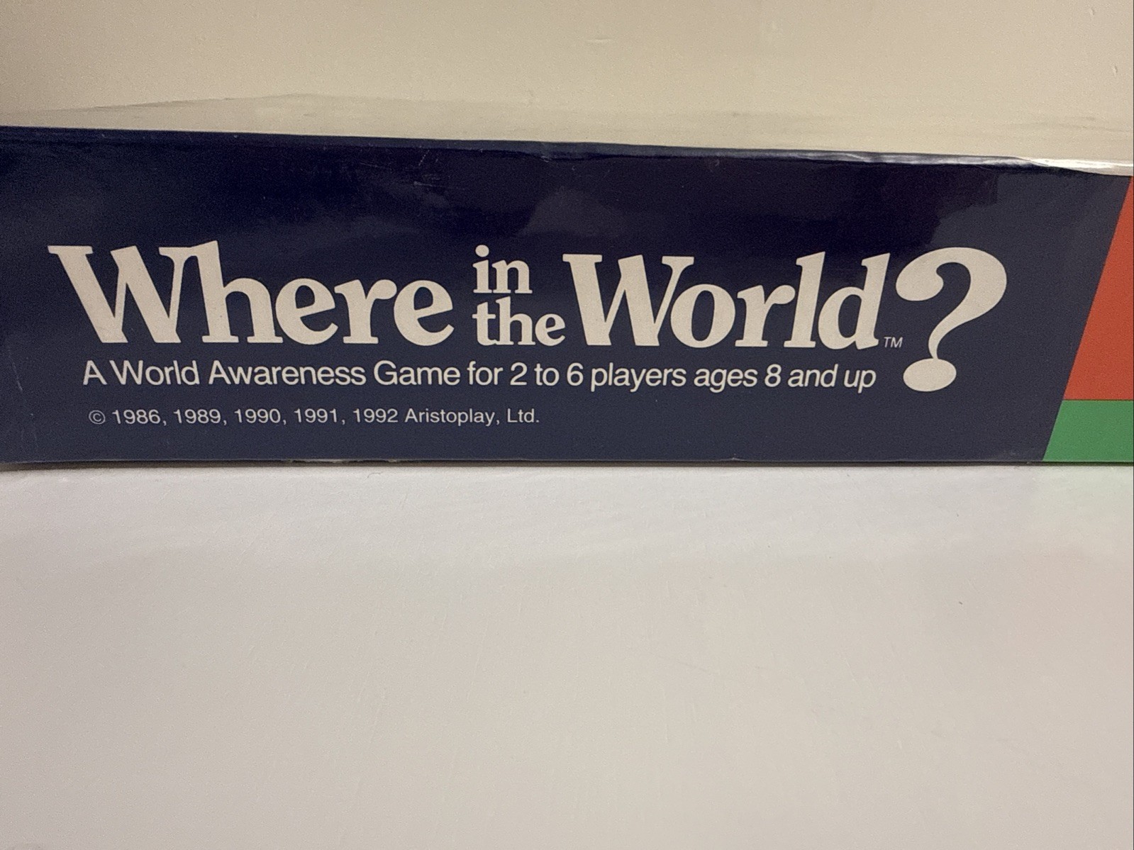 Where In The World Board Game (Vintage – 1986 Aristoplay) BRAND NEW