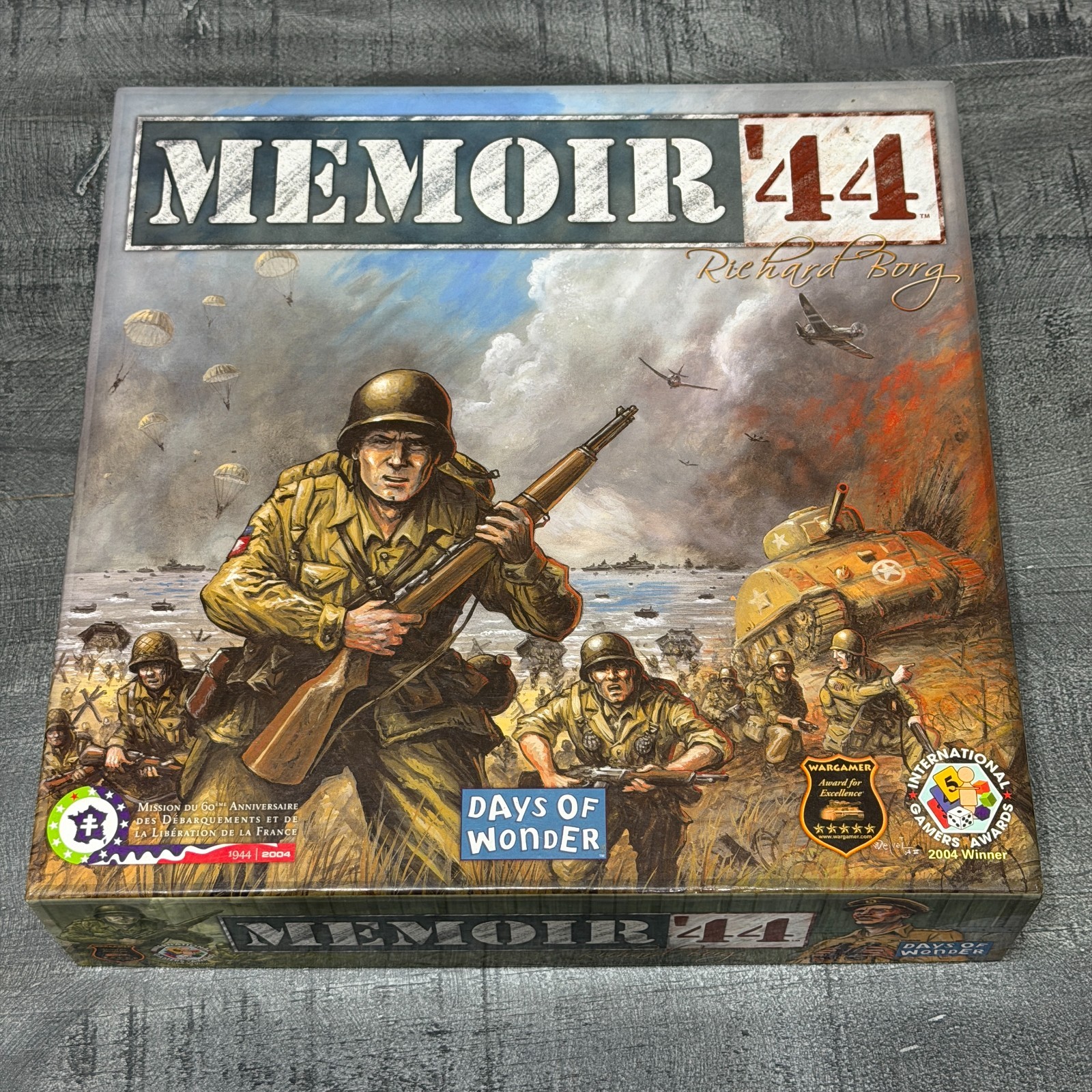 MEMOIR ’44 Days of Wonder (2004) Board Game – 7301 Richard Borg – FLAWLESS!