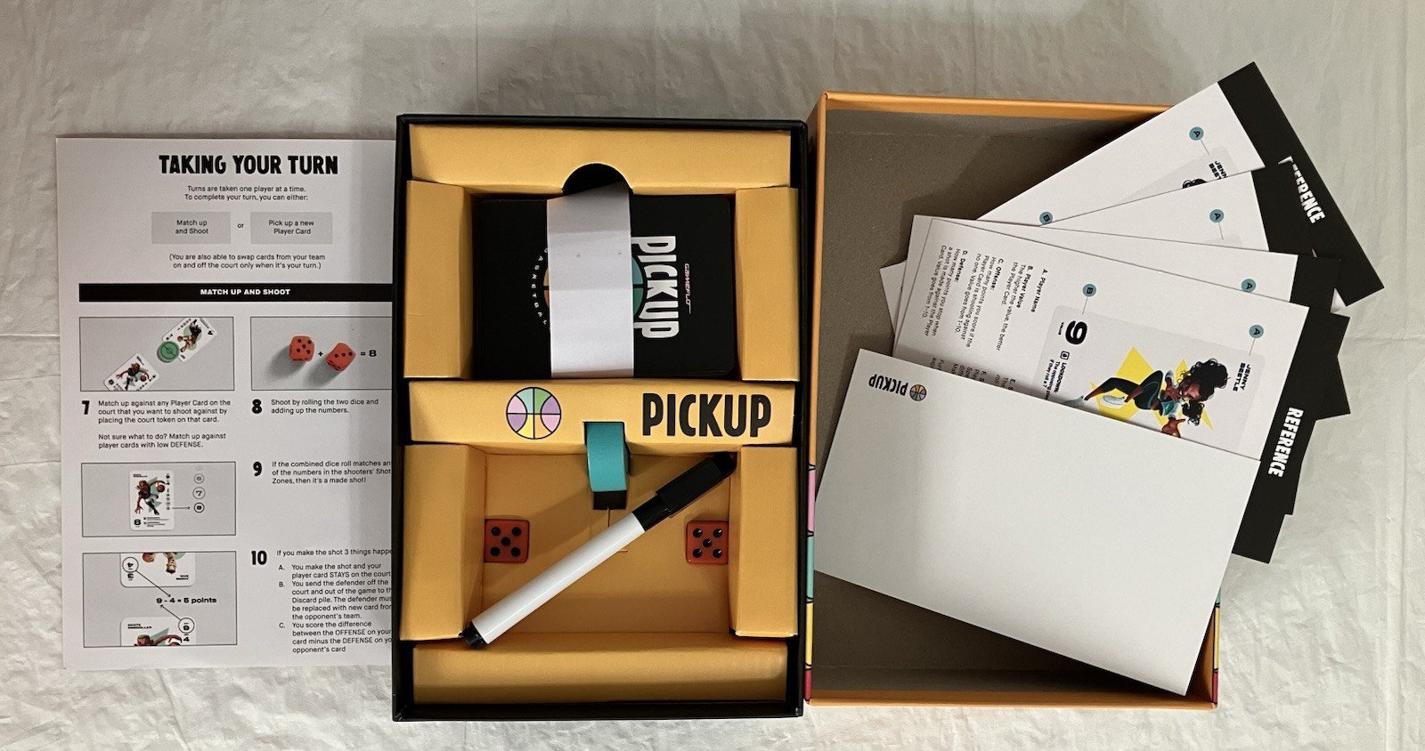 Pickup Basketball Card Game By Gameflo New, Not Shrink Wrapped