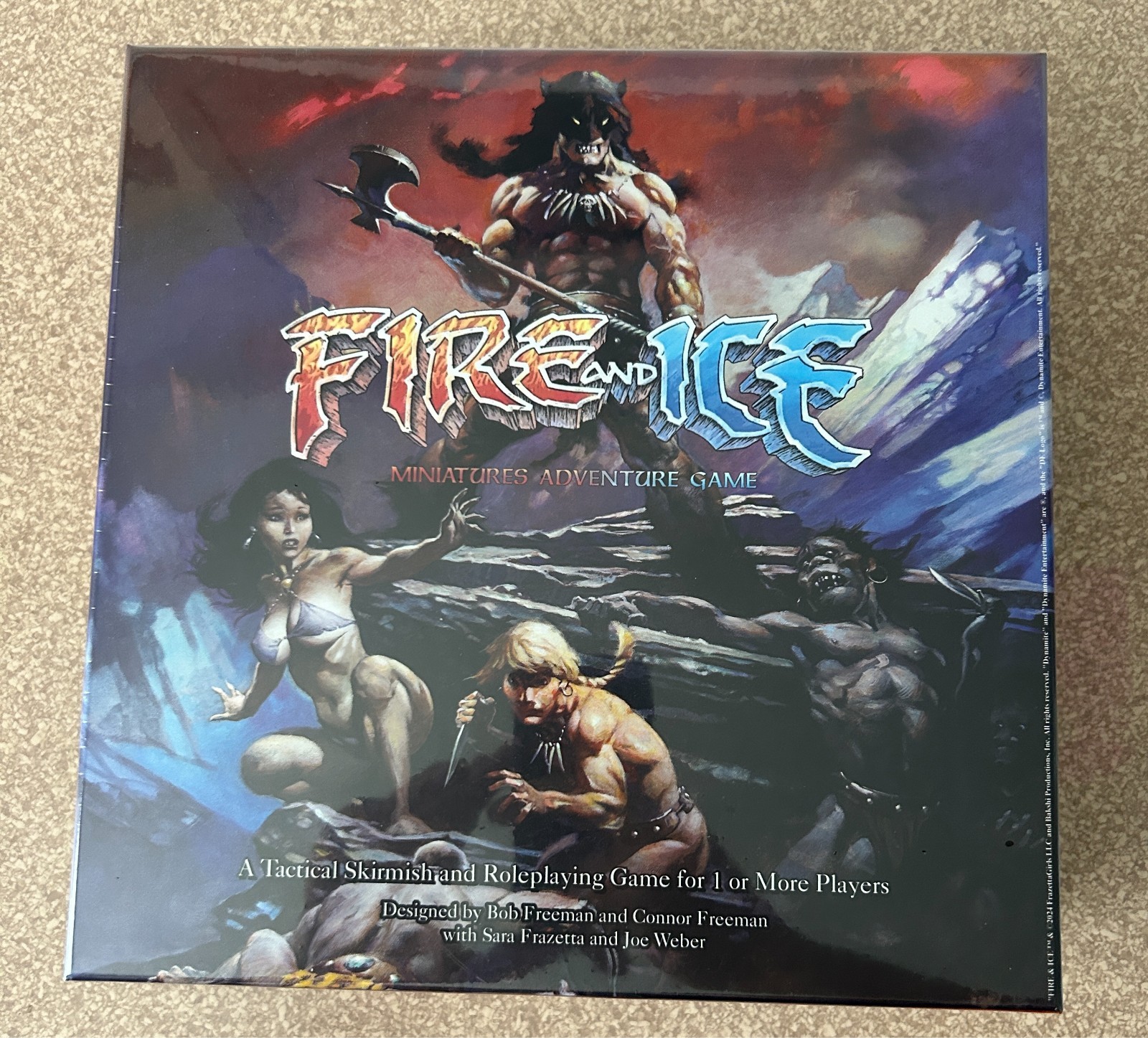 NEW Bordermen Games Fire & Ice Miniatures Game with King and Queen Expansion
