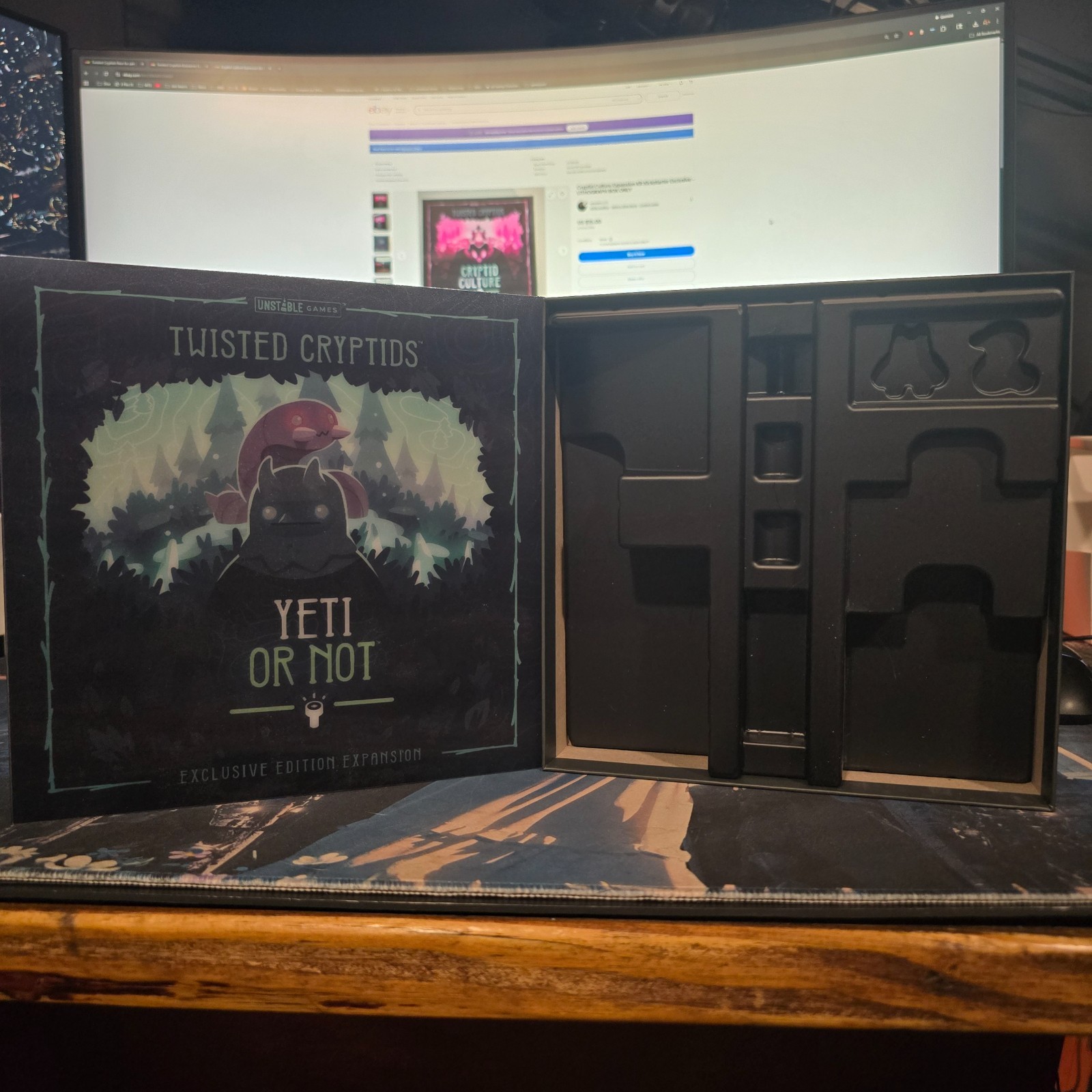 Twisted Cryptids -Yeti or Not Exclusive Edition Expansion – LITHOGRAPH BOX ONLY