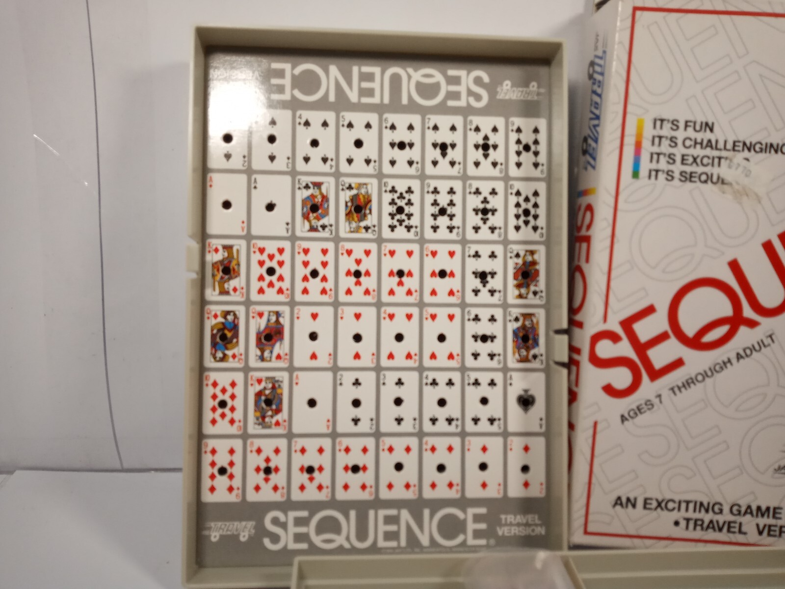 Vintage Sequence Travel Version (1994, Jax) No Instructions