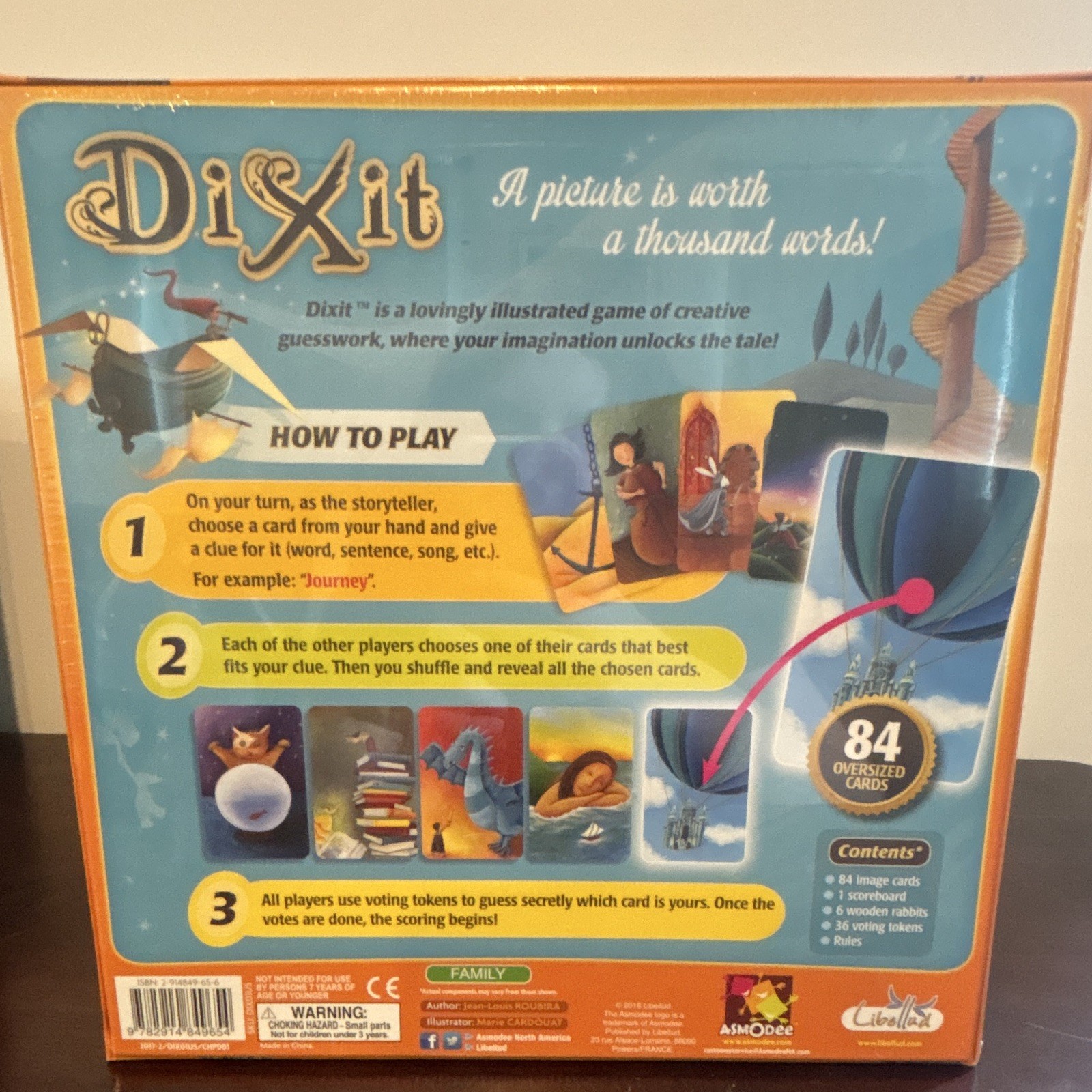 Libellud Dixit Fantasy Storytelling Card Game 3-6 Players Age 8+