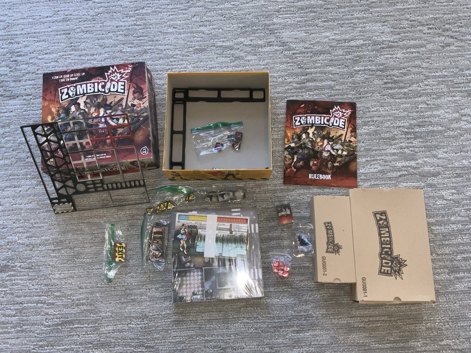 ZOMBICIDE Base Set 1st Edition Board Game 2014 – Complete Excellent Condition