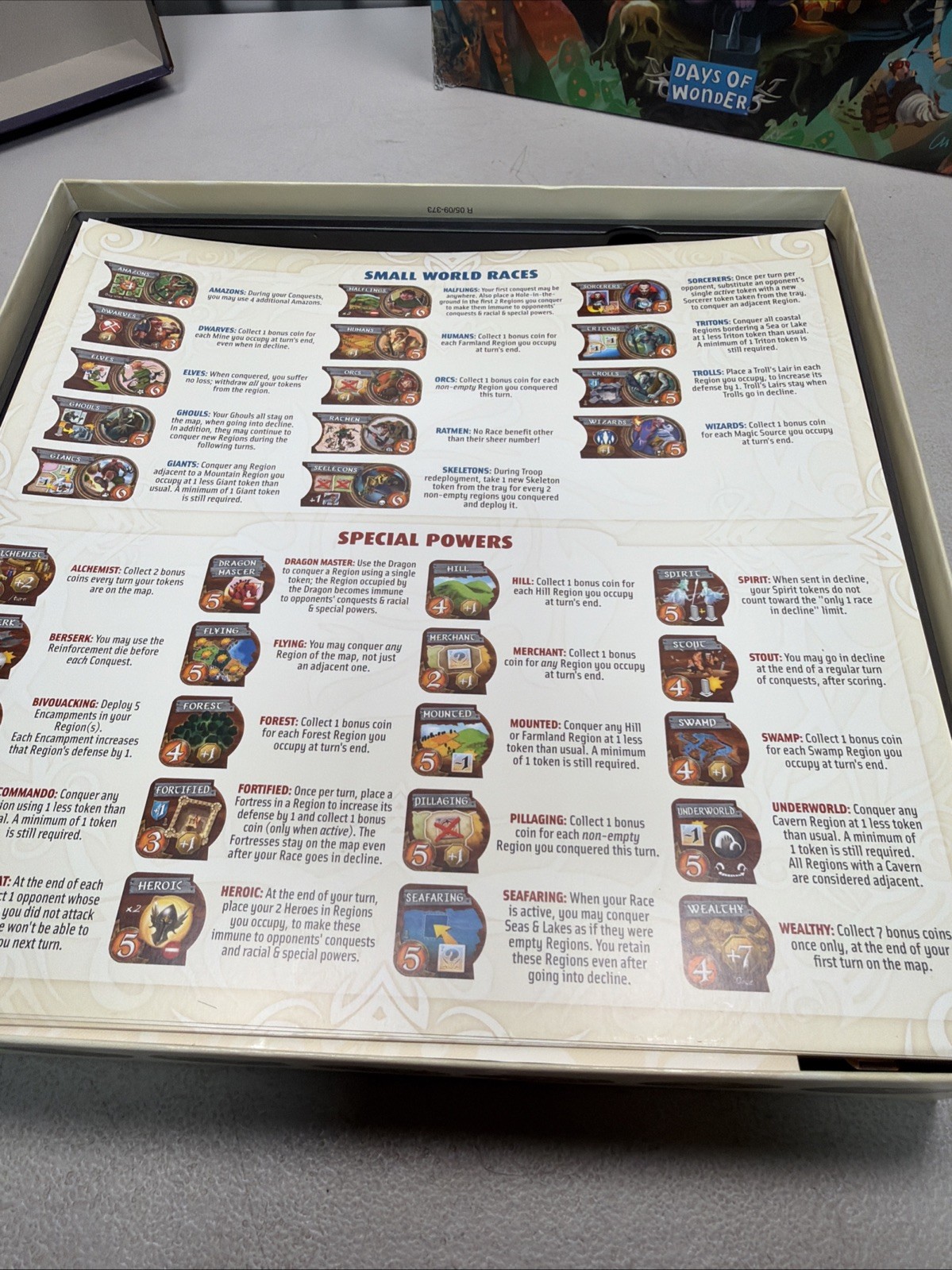 Small World Board Game w/ Underground & Cursed Expansion Board Game Lot