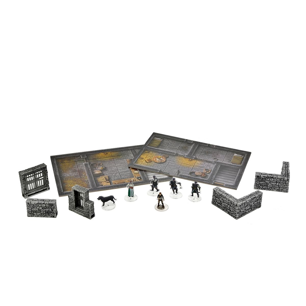 Prison Break Model Escape Room Toy with Miniatures and Scenario Tiles