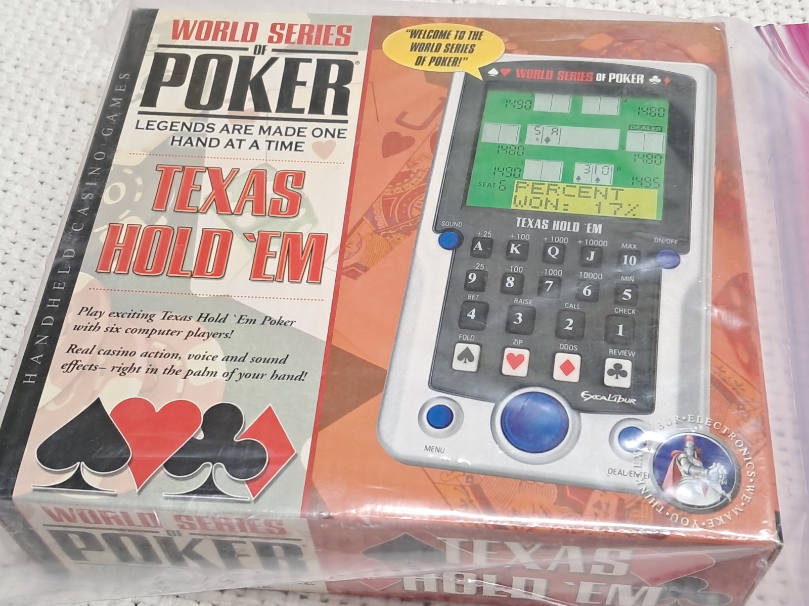 brand new World Series of Poker Excalibur Electronic Texas Hold ‘Em Handheld