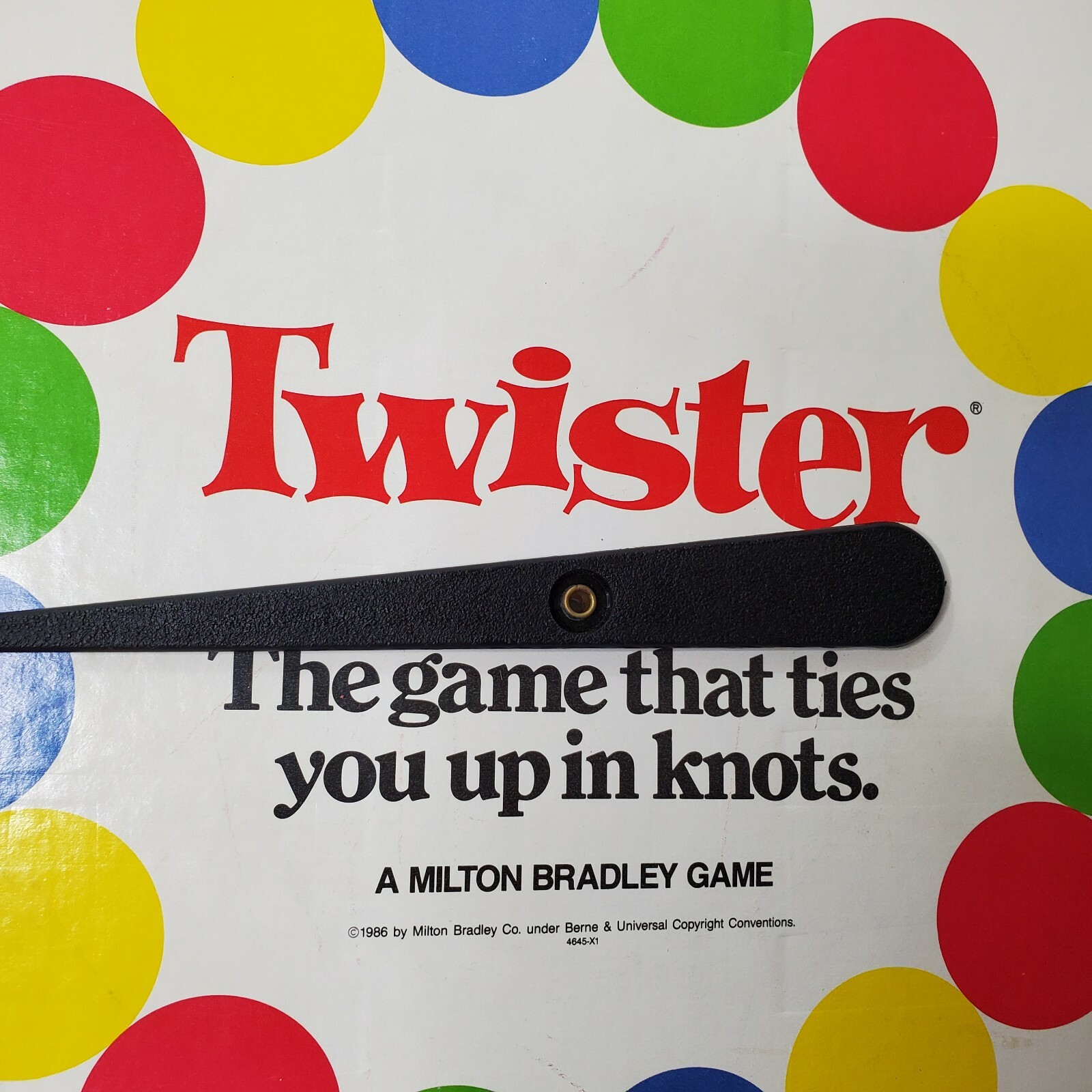 Vintage 1986 Twister Board Game Milton Bradley 80s Party Decor Game Night USA