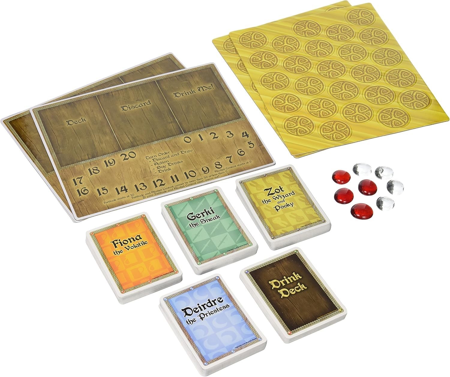 Red Dragon Inn Board Game Multi Colored 2-4 Players Playtime 30-60 Minutes