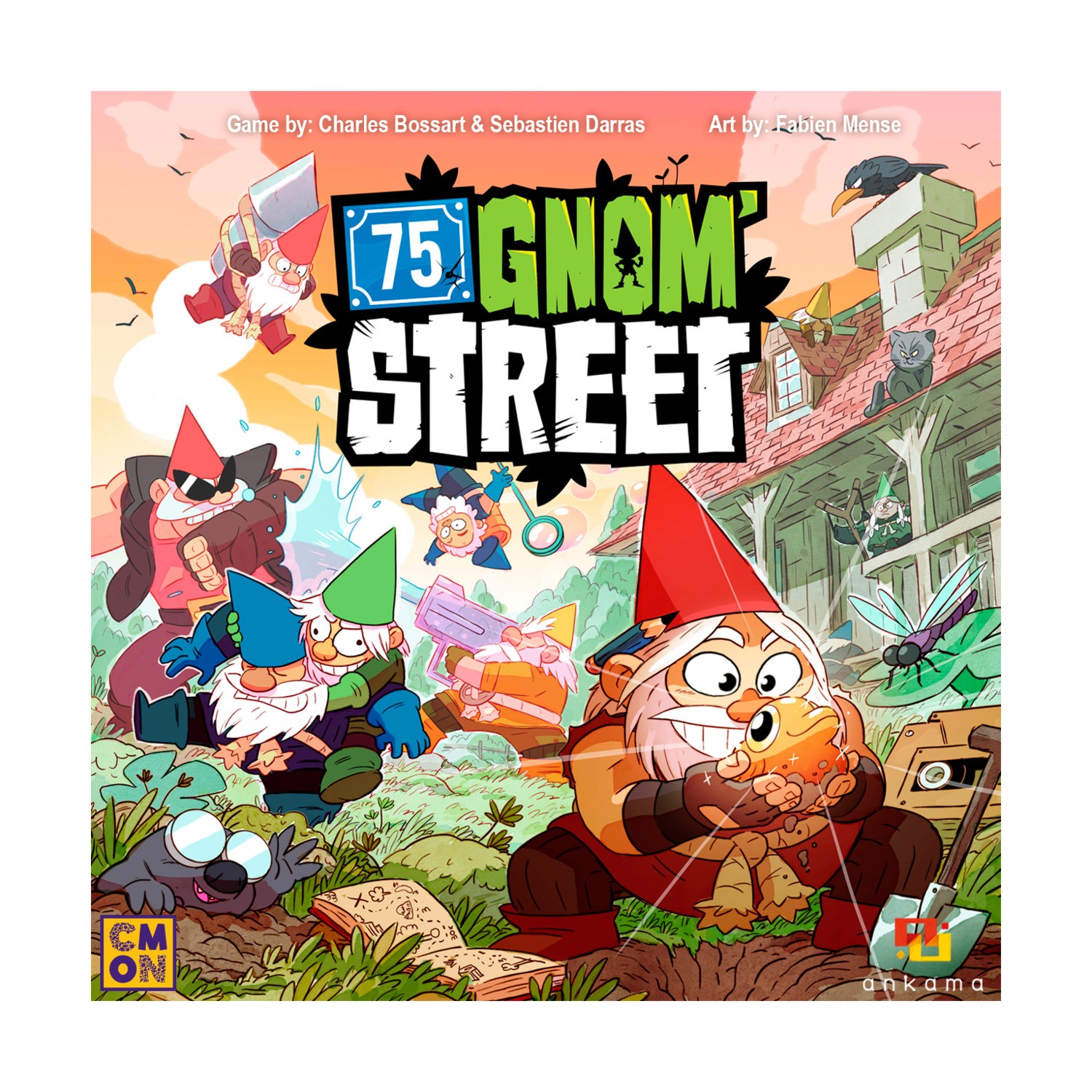 CMON Boardgame 75 Gnom’ Street Box VG+/NM