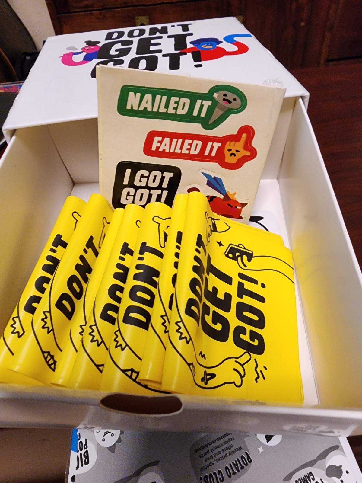 Big Potato Secret Missions Party Game Don’t Get Got! (2018) Box NEW – Open Box