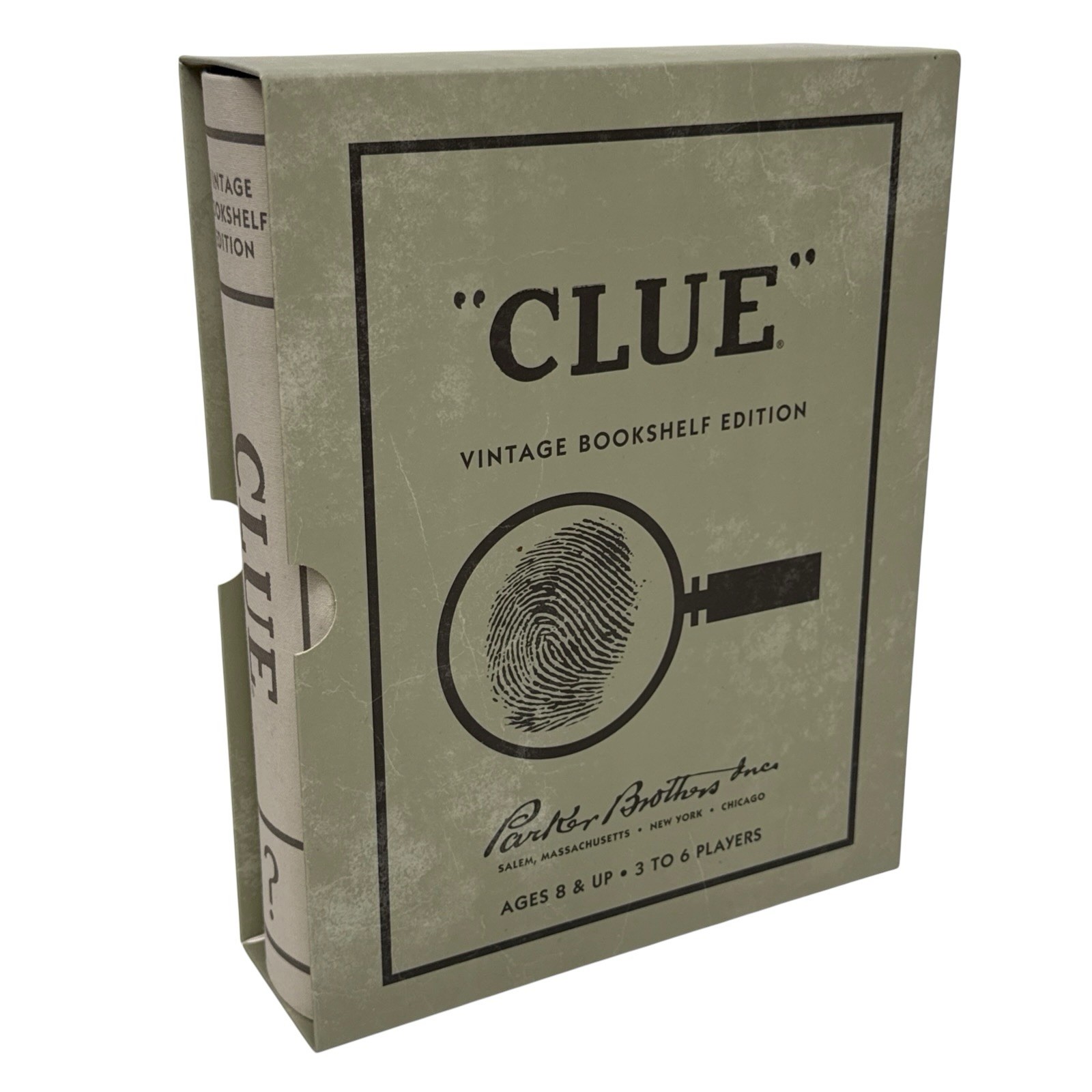 Clue Vintage Bookshelf Edition Board Game Parker Brothers WS Game Company
