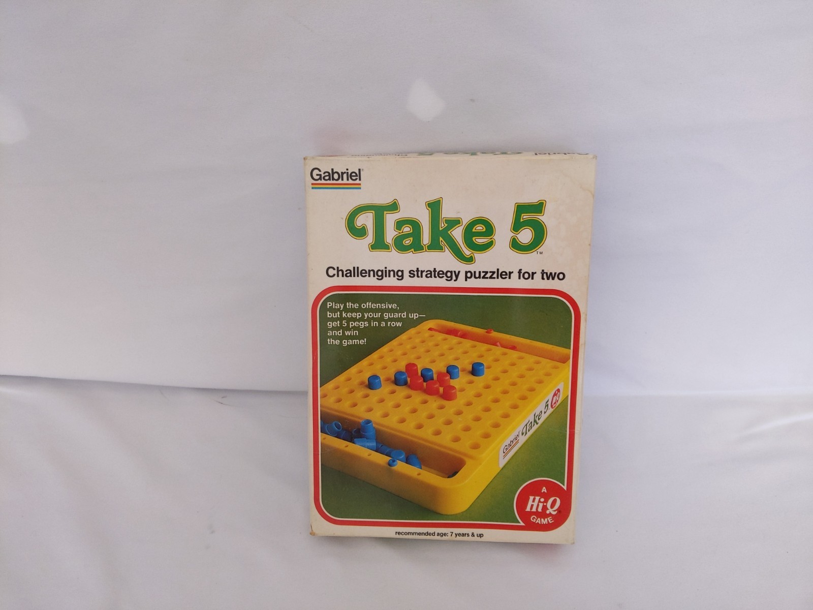 Vintage Gabriel Take 5 Challenging Strategy Puzzler For Two Hi Q Game 77452