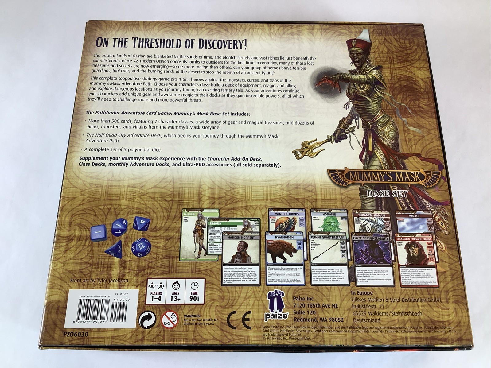 Pathfinder: Mummy’s Mask + Adventure Decks 1-6 Character Add-On Very Good