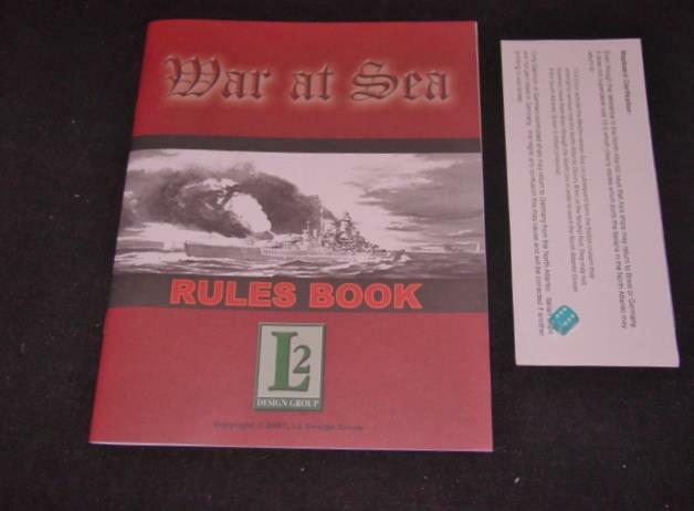 L2 Design – WAR AT SEA – Victory At Sea Series Game 1 – Wargame (UNPUNCHED) MINT