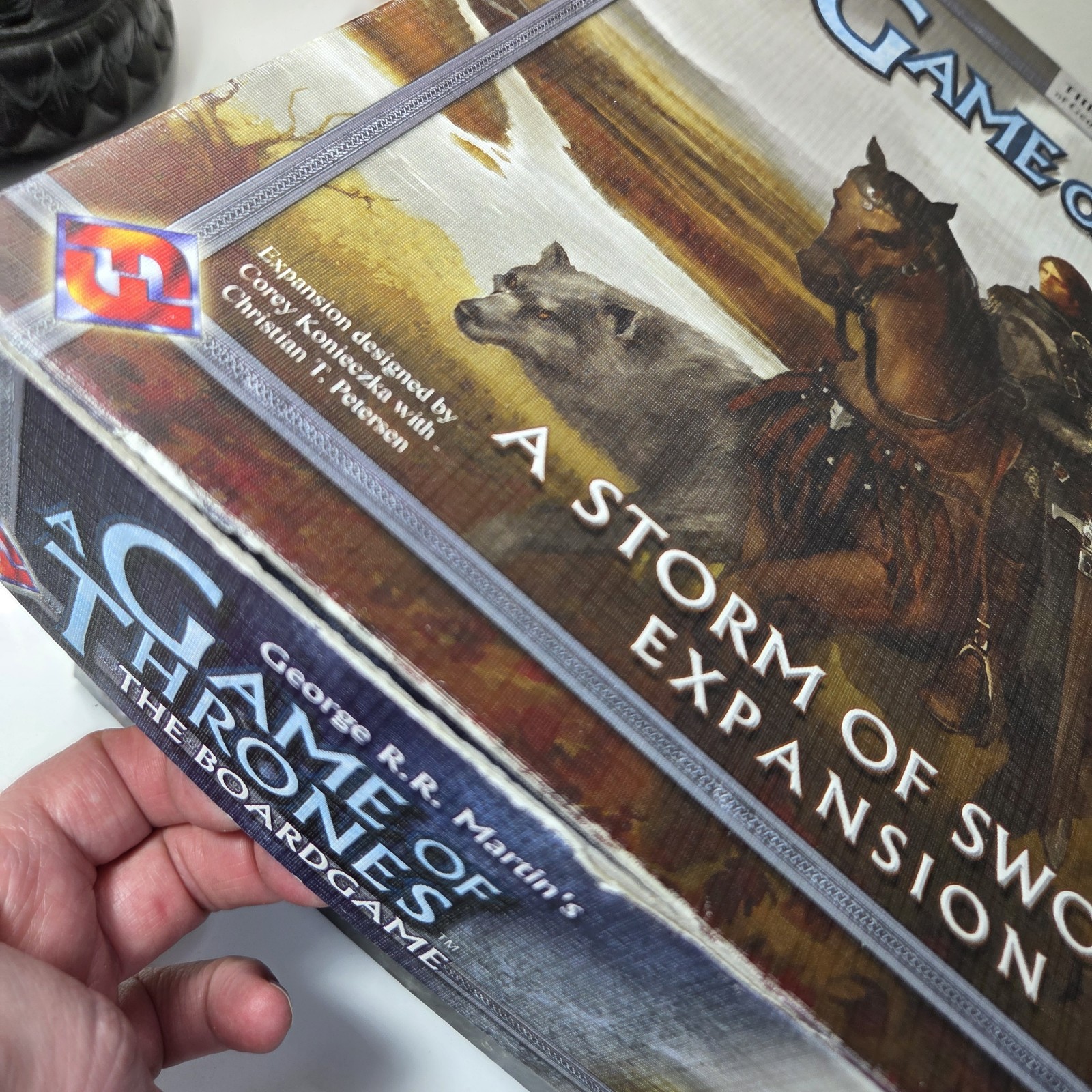 Lot Game of Thrones Core w Expansion, 3 Chapter Packs plus 2 Starter Packs