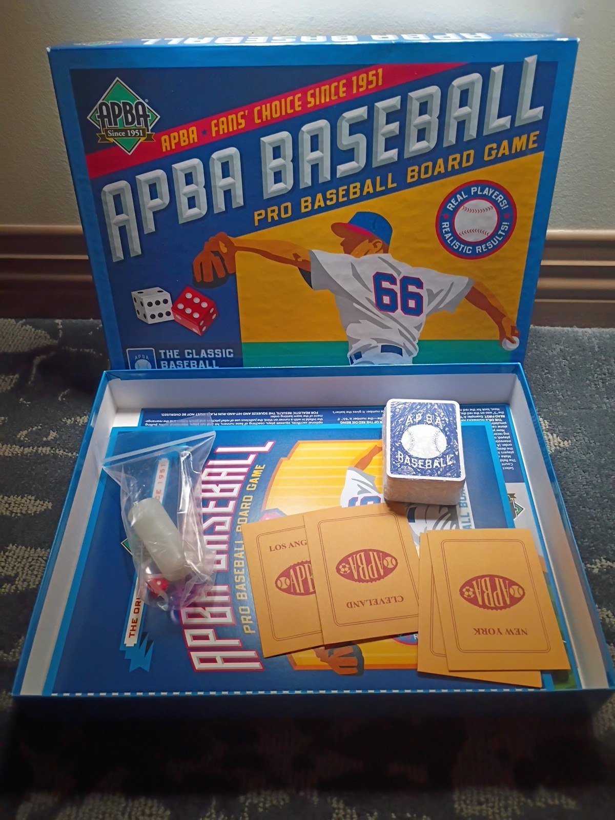 APBA BASEBALL Cards BOARD GAME 2013 With Multiple AL & NL Teams Sealed Cards