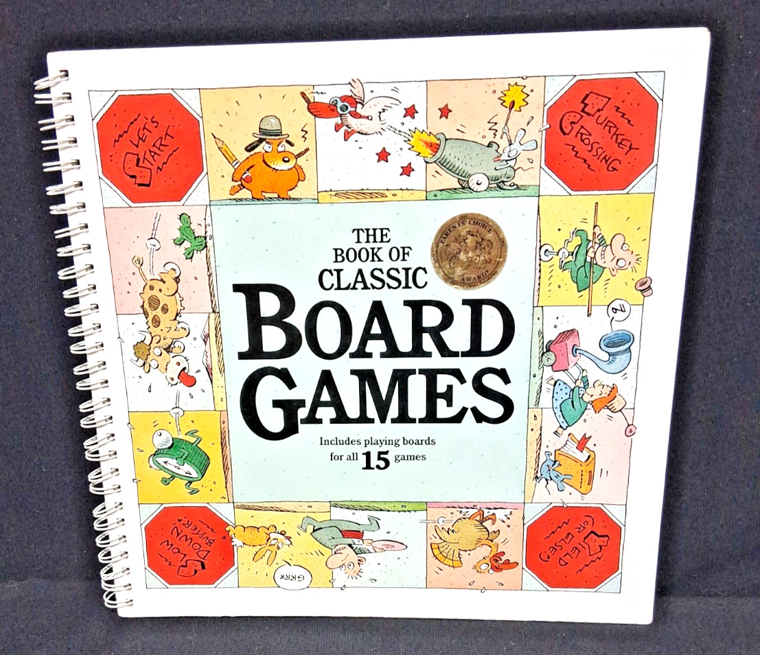 Vtg 1991 Klutz Press Book of 15 Classic Board Games