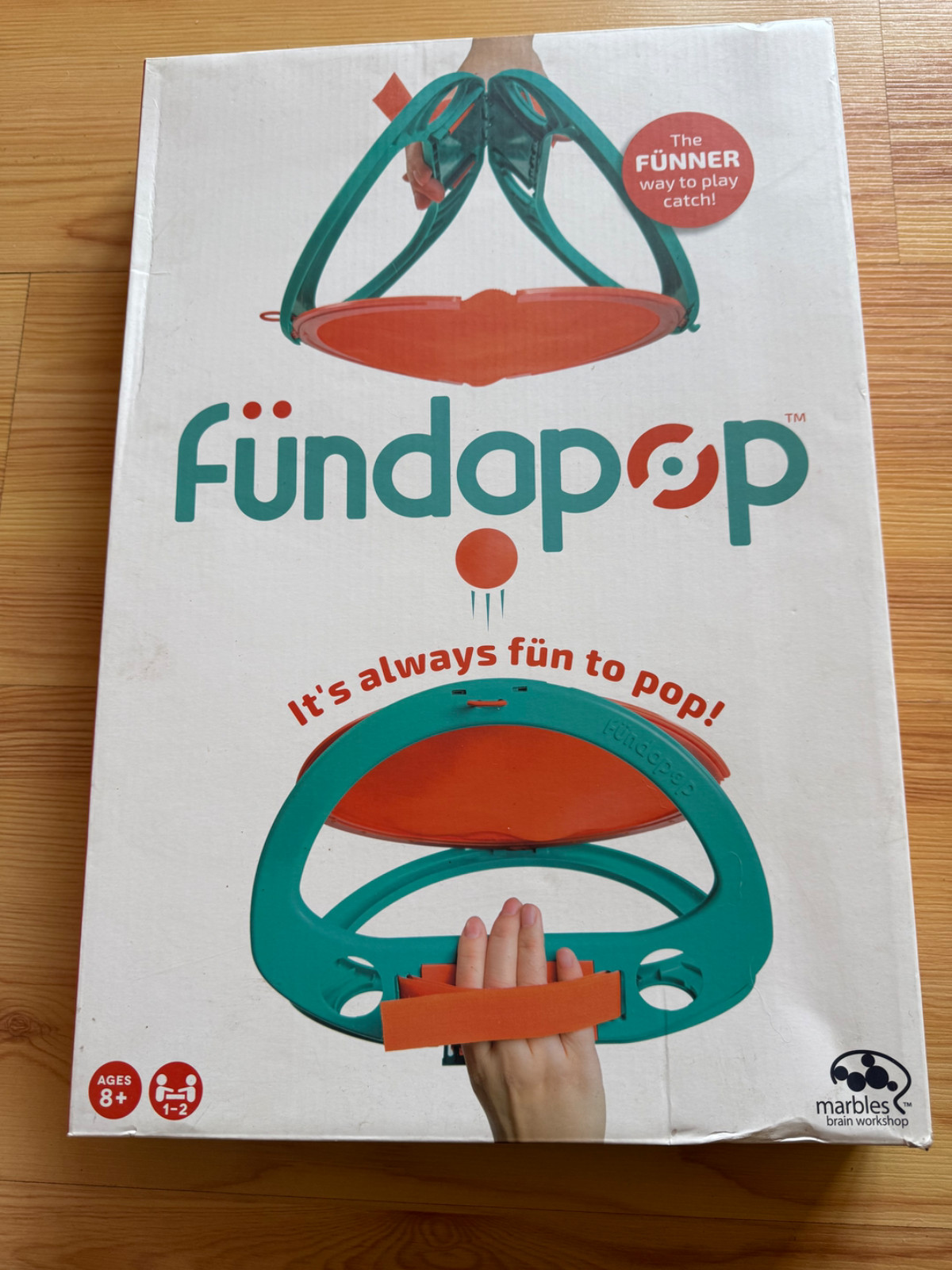 Fundapop Outdoor Game of Catch by Marbles Brain Workshop, Lot of 2, Ages 8+