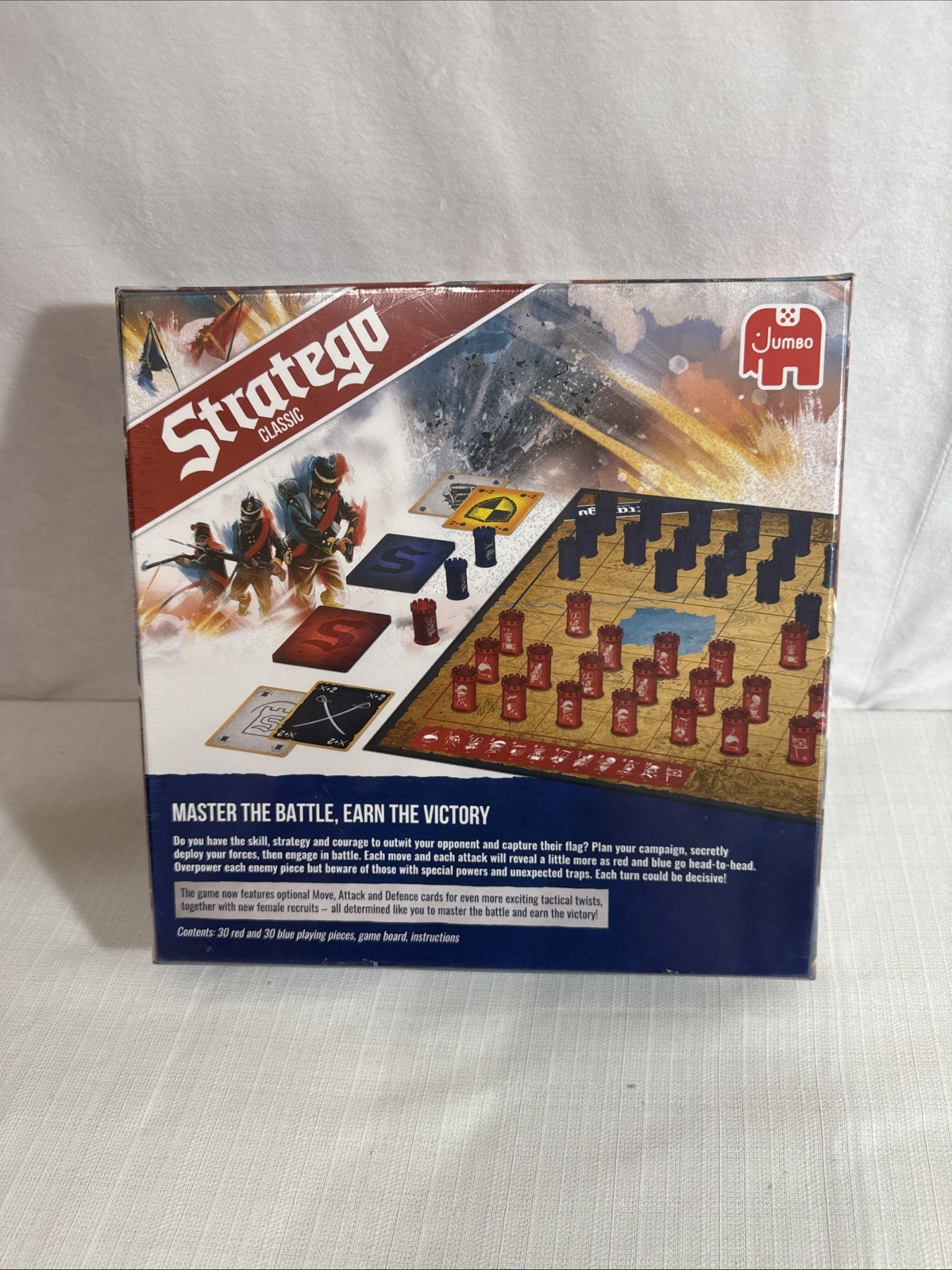 Stratego Classic Board Game War Strategy Game With Battle Cards! New and Sealed!
