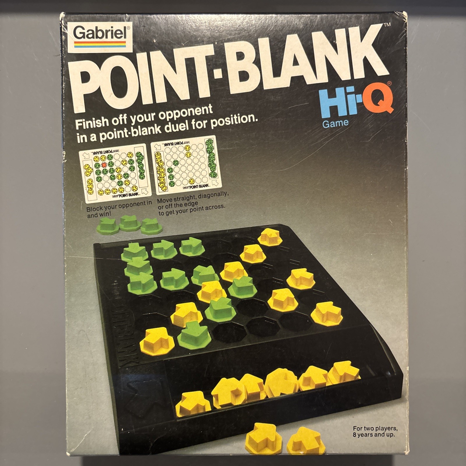 Vintage 1979 Point-Blank Hi-Q Game by Gabriel – Complete w/ All Pieces