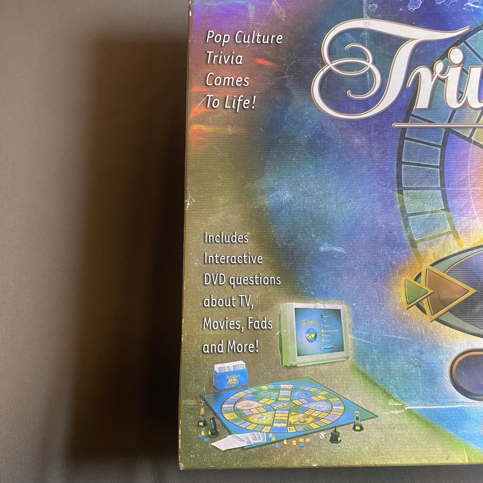 Trivial Pursuit DVD Pop Culture Board Game Hasbro Parker Brothers NEW Sealed