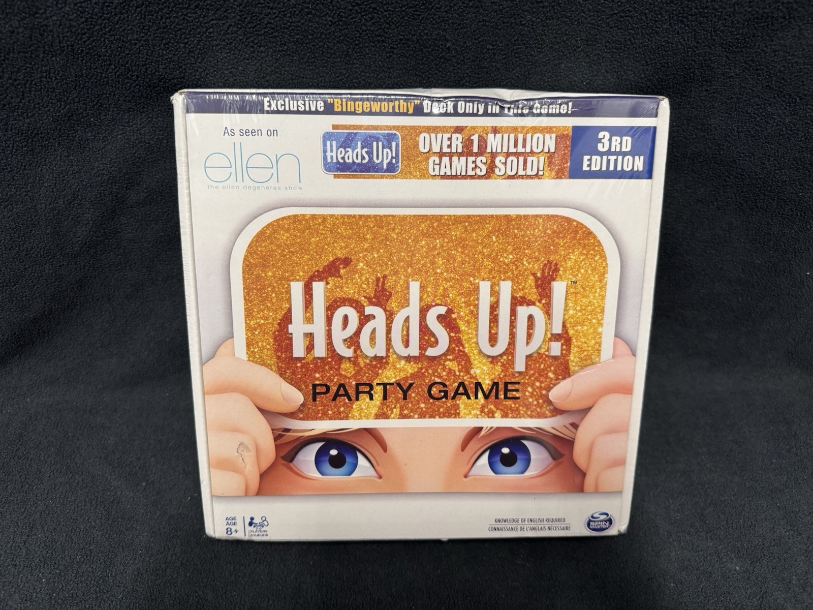 Heads Up! Party Game 3rd Edition As Seen on the Ellen Degeneres Show -NEW SEALED